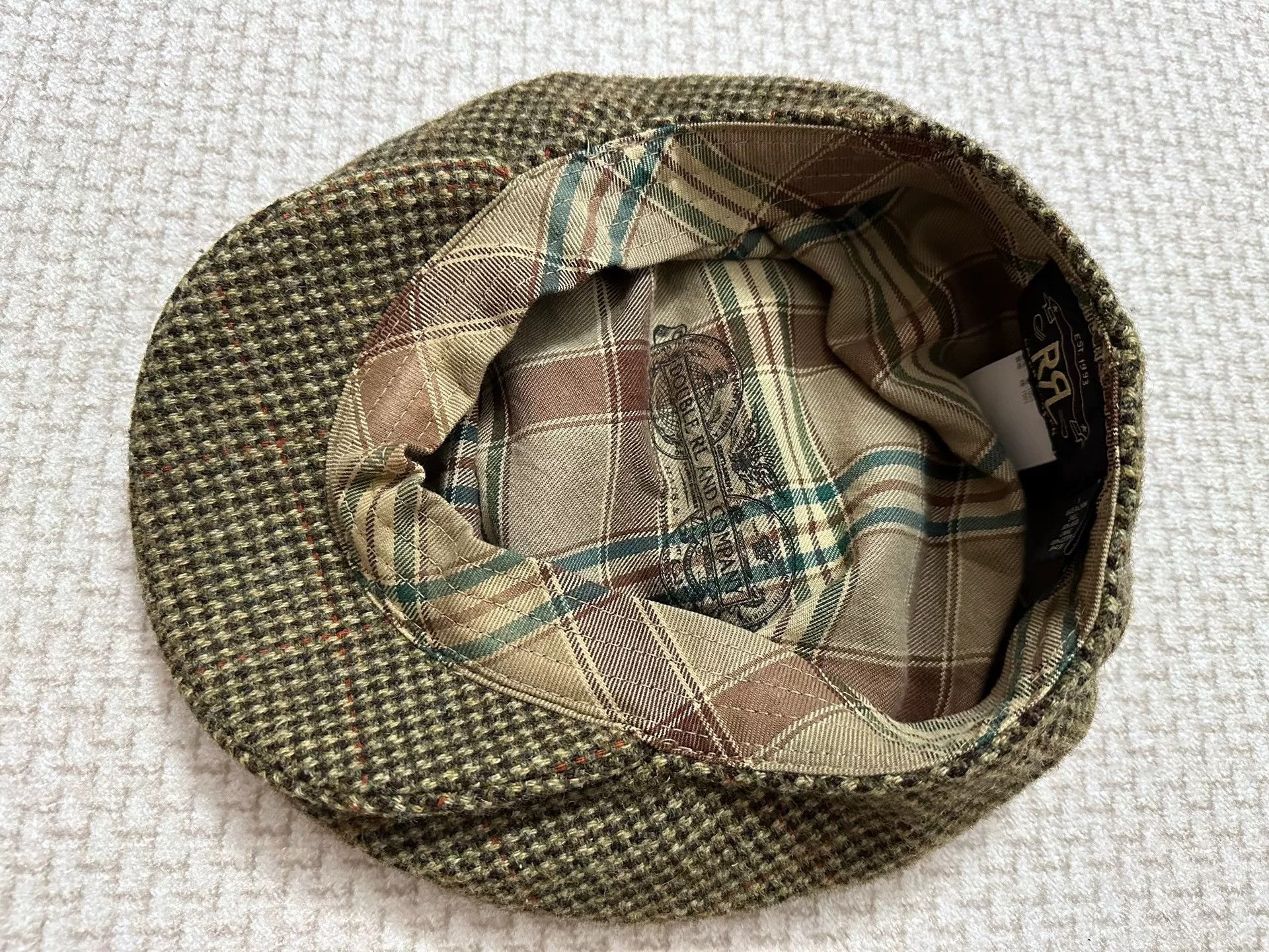 RRL Ralph Lauren RRL Double RL Houndstooth Wool Beret Size ONE SIZE - 7 Thumbnail