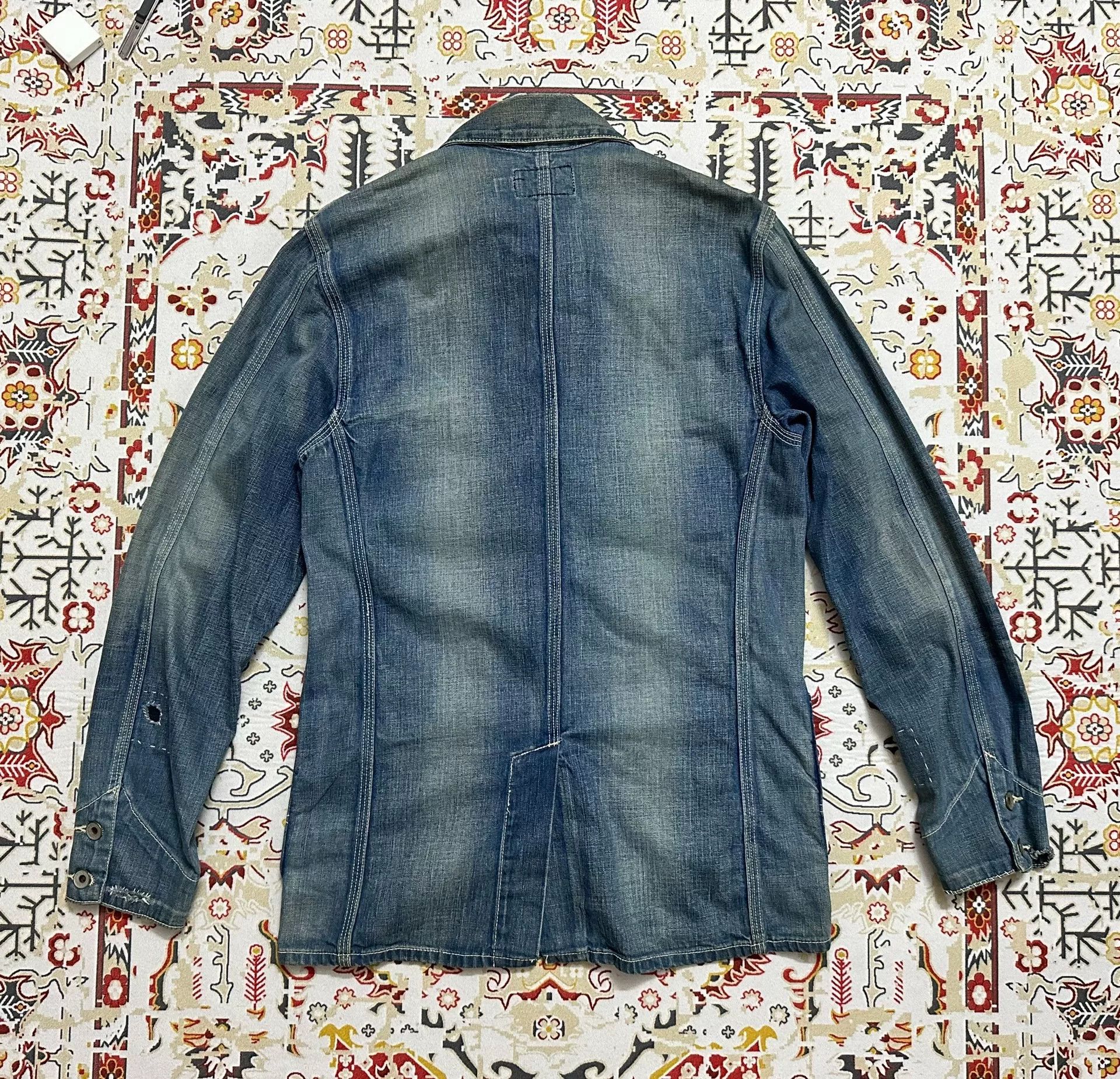 RRL Ralph Lauren RRL Double RL Vintage Denim Jacket Size US XS / EU 42 / 0 - 2 Thumbnail