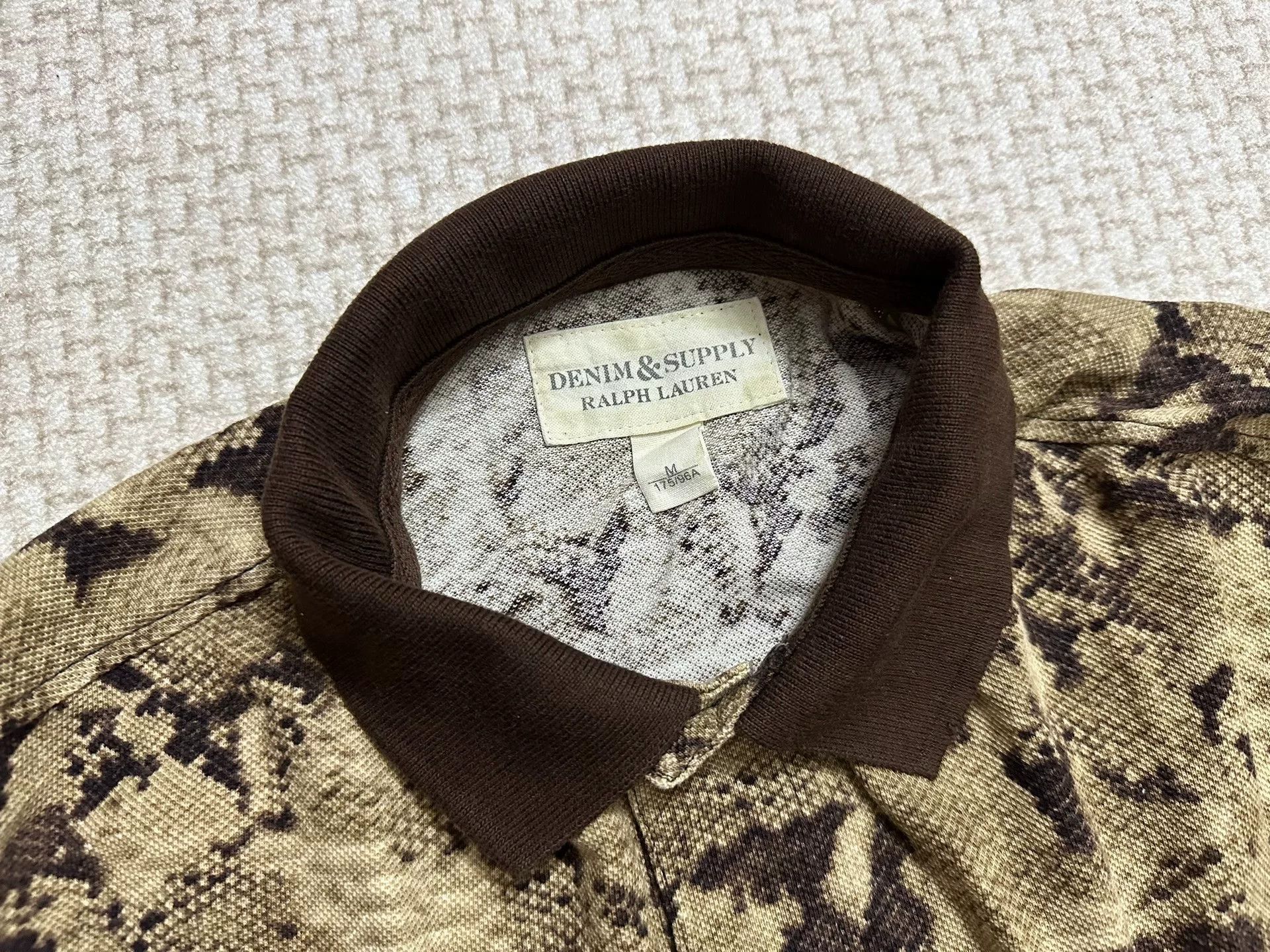 Denim & Supply Ralph Lauren Ralph Lauren Leopard Print Short Sleeve Polo Size US M / EU 48-50 / 2 - 3 Thumbnail