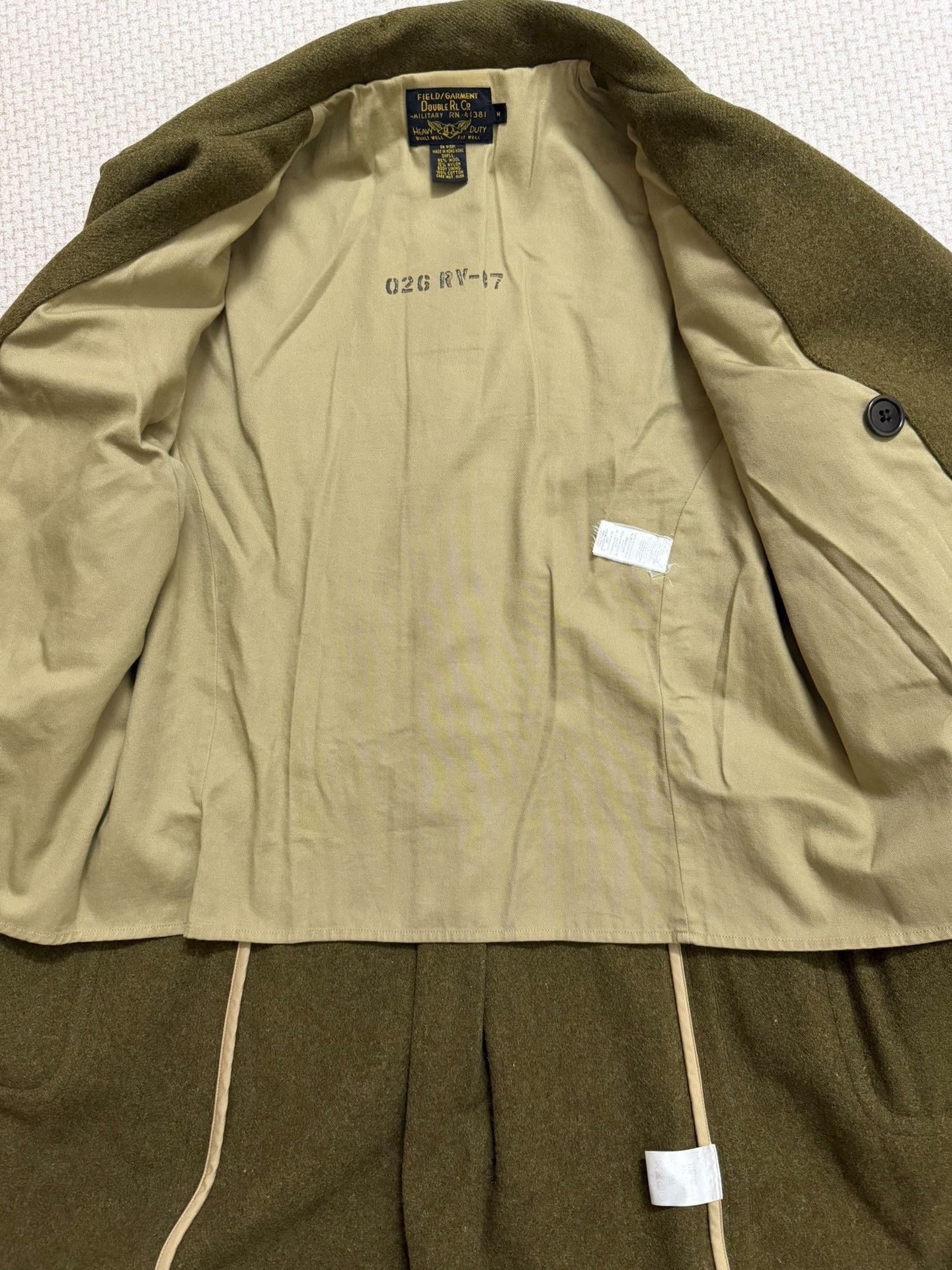 RRL Ralph Lauren RRL Vintage Military Olive Coat Size US M / EU 48-50 / 2 - 6 Thumbnail