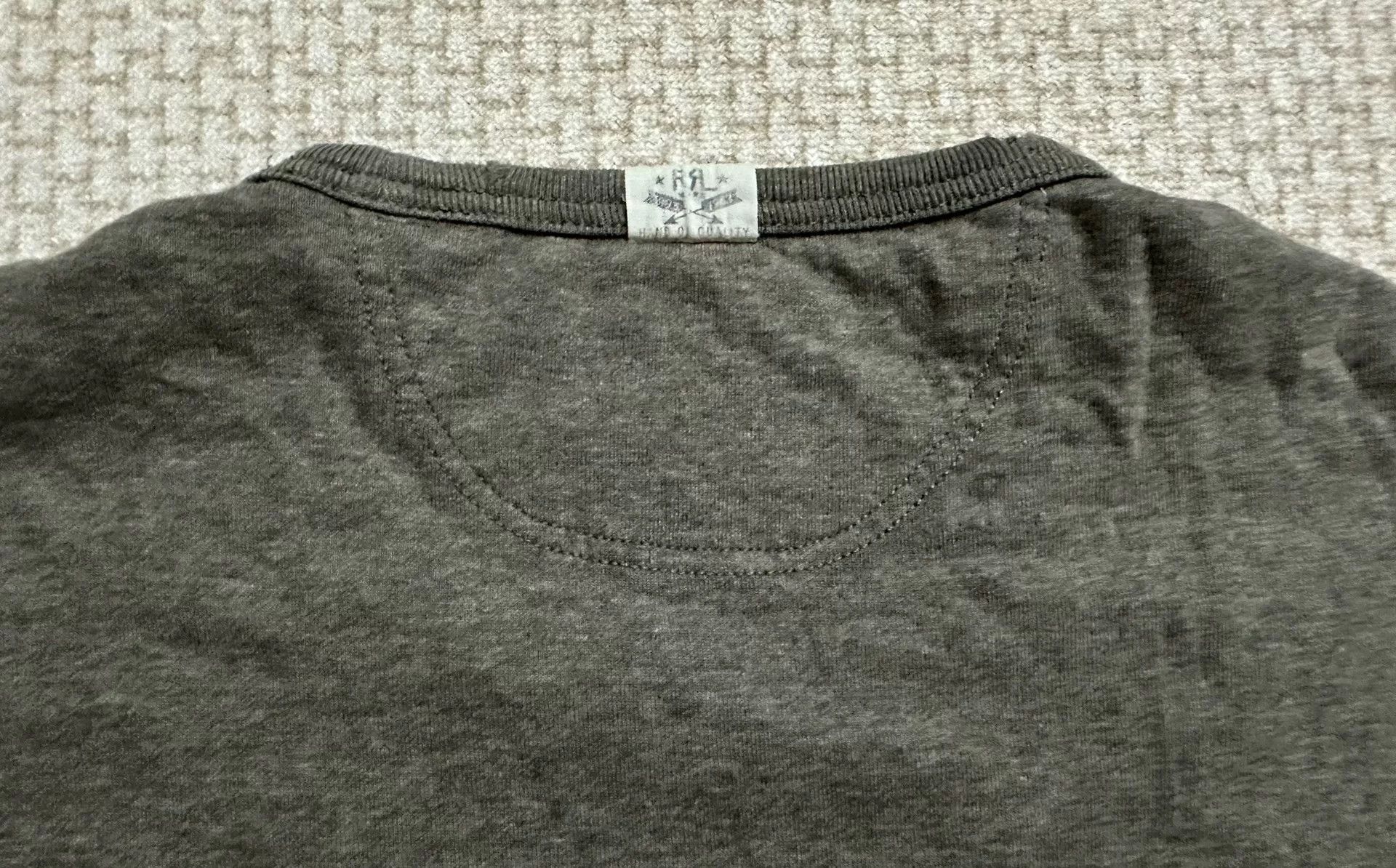 RRL Ralph Lauren RRL Vintage Distressed Arrow Bison Hoodie Size US L / EU 52-54 / 3 - 4 Thumbnail