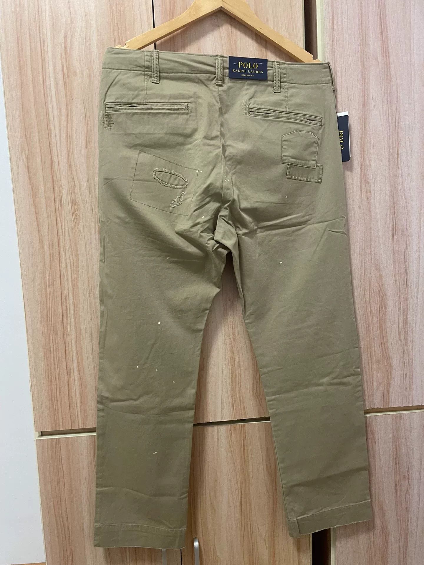 Polo Ralph Lauren Polo Ralph Lauren Distressed Patchwork Pants Size US 32 / EU 48 - 2 Thumbnail