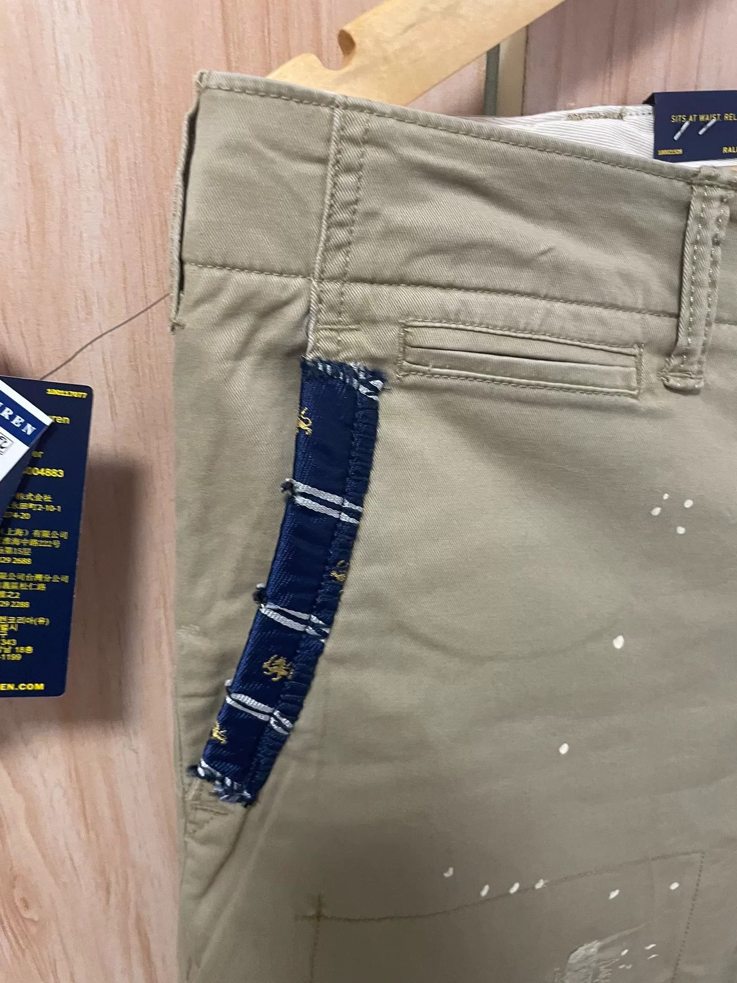 Polo Ralph Lauren Polo Ralph Lauren Distressed Patchwork Pants Size US 32 / EU 48 - 5 Thumbnail