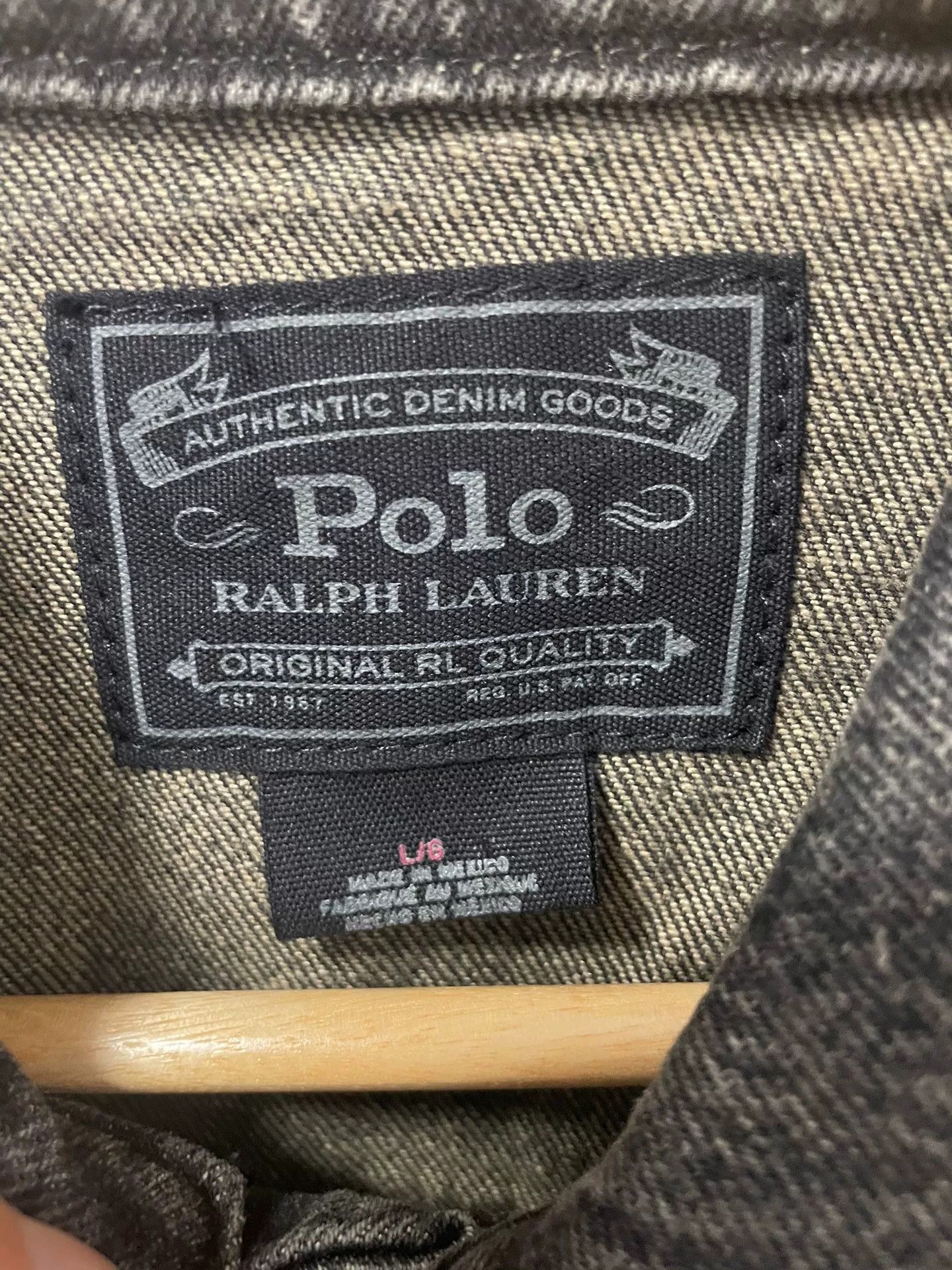 Polo Ralph Lauren Polo Ralph Lauren Embroidered Denim Jacket Size US L / EU 52-54 / 3 - 5 Thumbnail