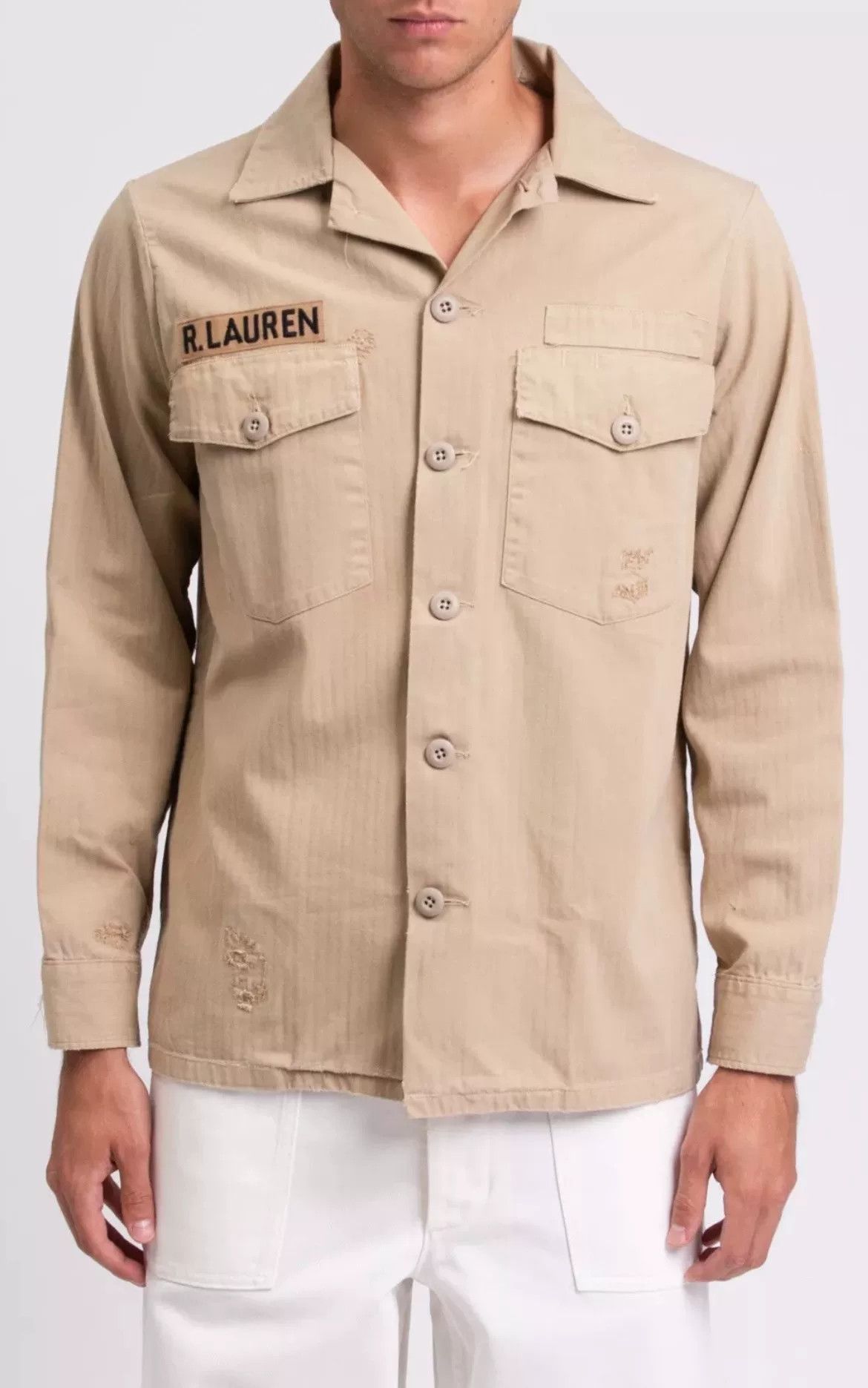 Polo Ralph Lauren Polo Ralph Lauren Military Distressed Jacket Size US M / EU 48-50 / 2 - 8 Thumbnail