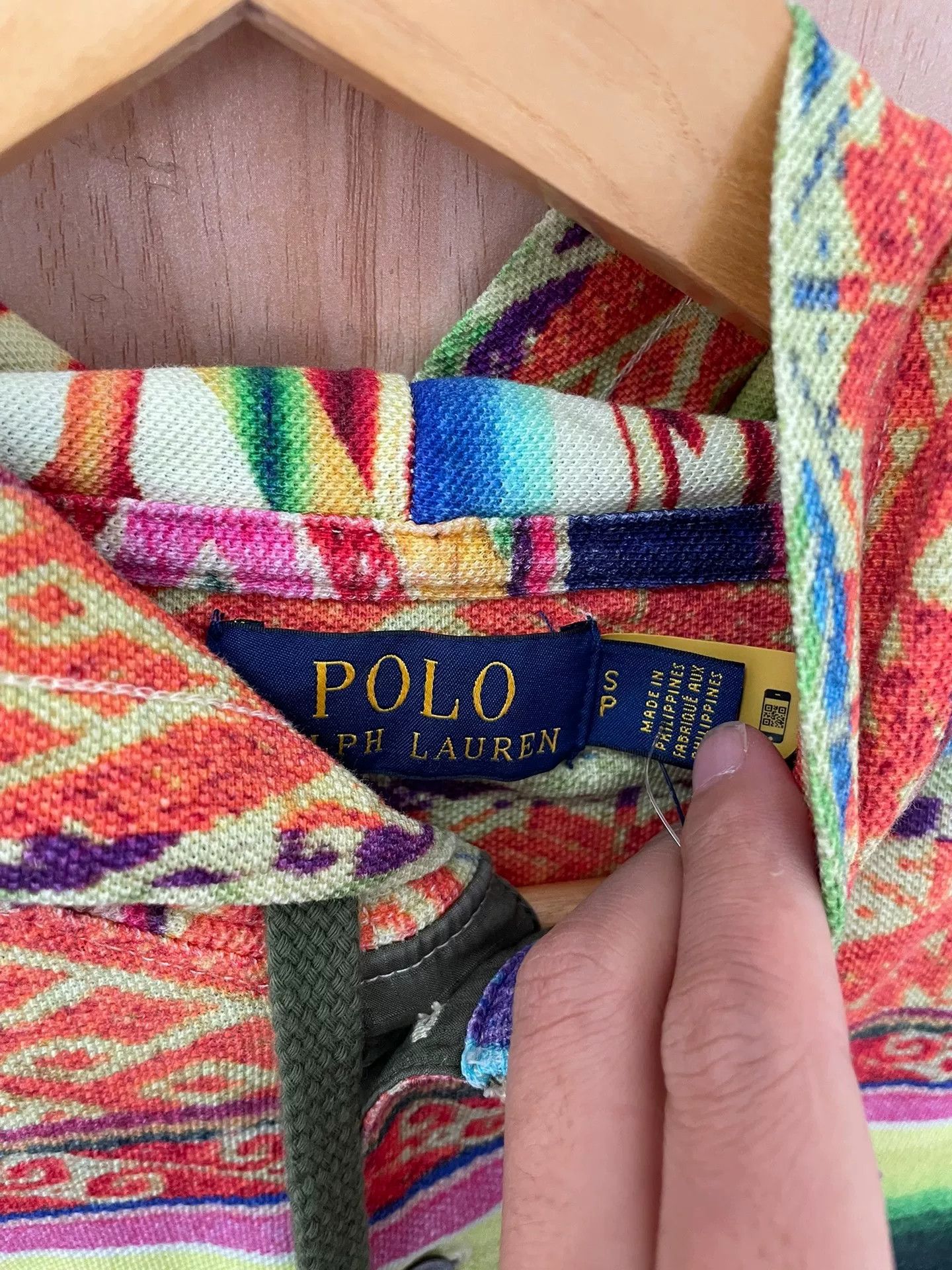 Polo Ralph Lauren Polo Ralph Lauren Men's Ethnic Hooded Jacket Size US S / EU 44-46 / 1 - 4 Thumbnail