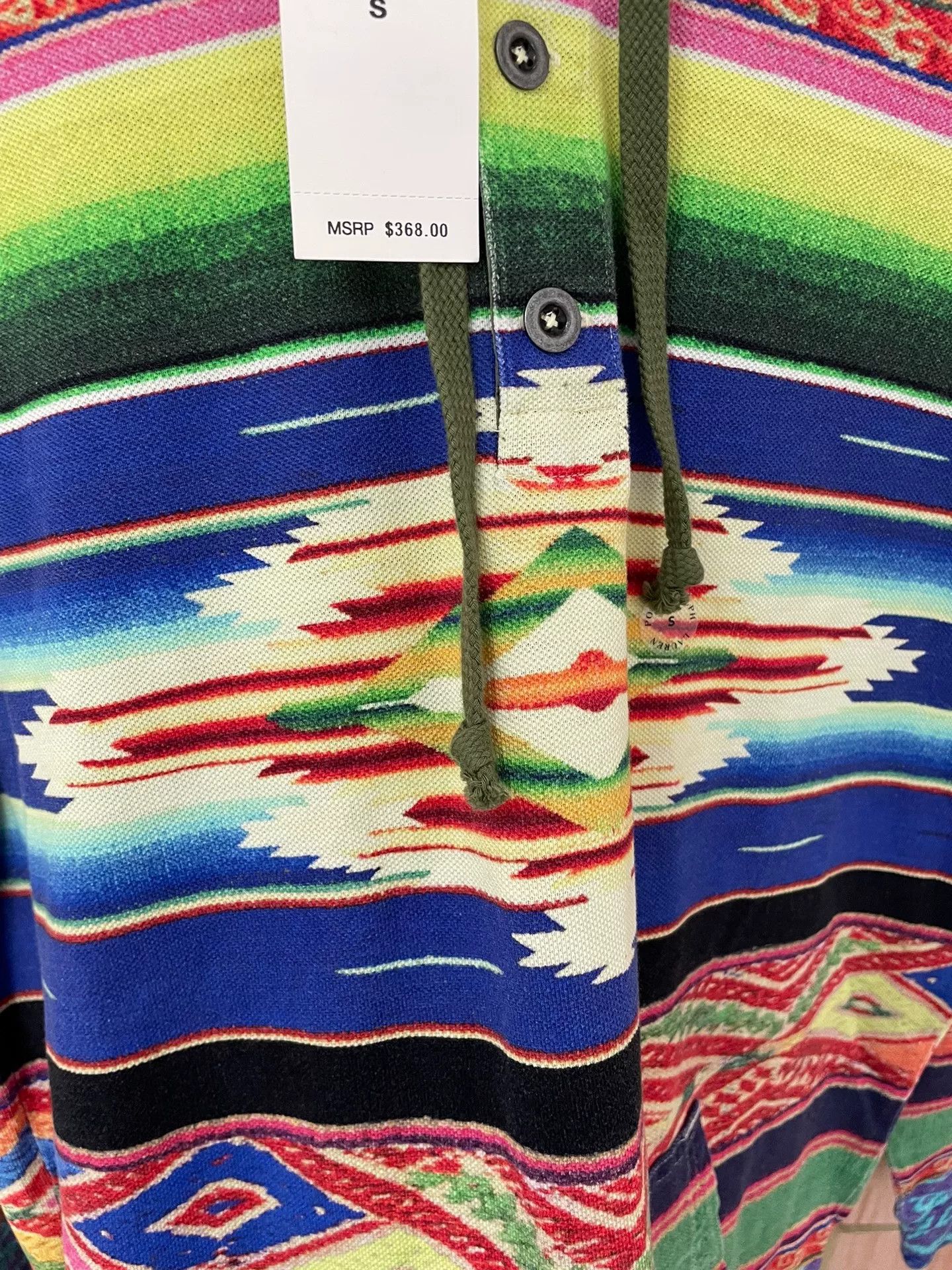 Polo Ralph Lauren Polo Ralph Lauren Men's Ethnic Hooded Jacket Size US S / EU 44-46 / 1 - 2 Thumbnail