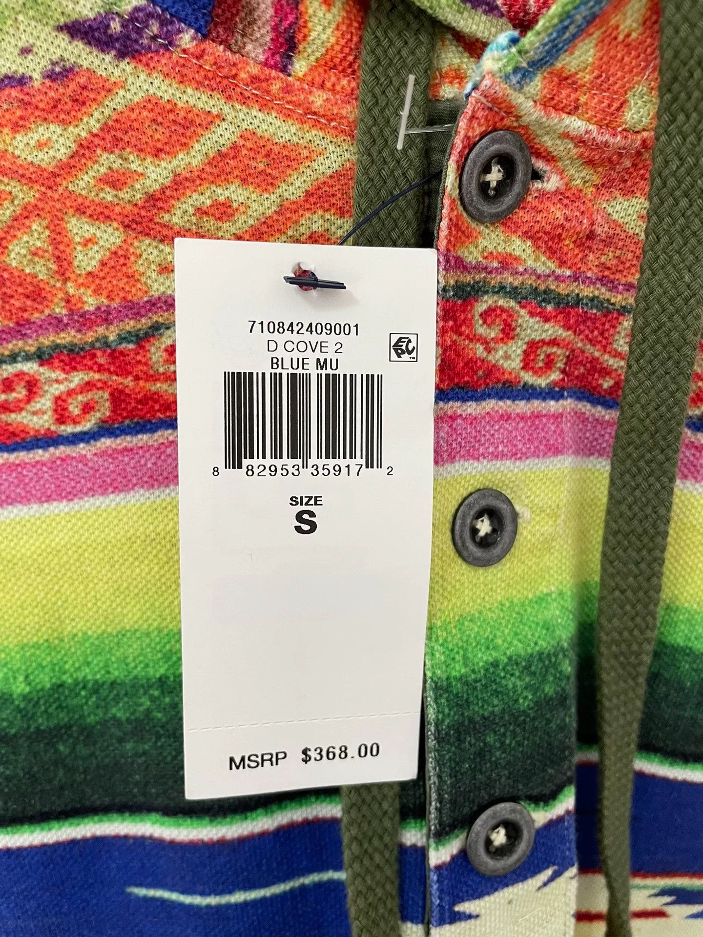 Polo Ralph Lauren Polo Ralph Lauren Men's Ethnic Hooded Jacket Size US S / EU 44-46 / 1 - 3 Thumbnail