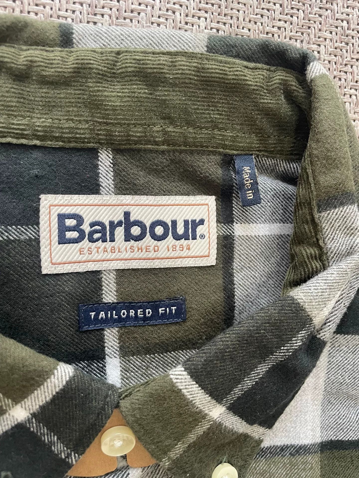 Barbour Barbour Men's Long Sleeve Check Shirt Size US M / EU 48-50 / 2 - 4 Thumbnail