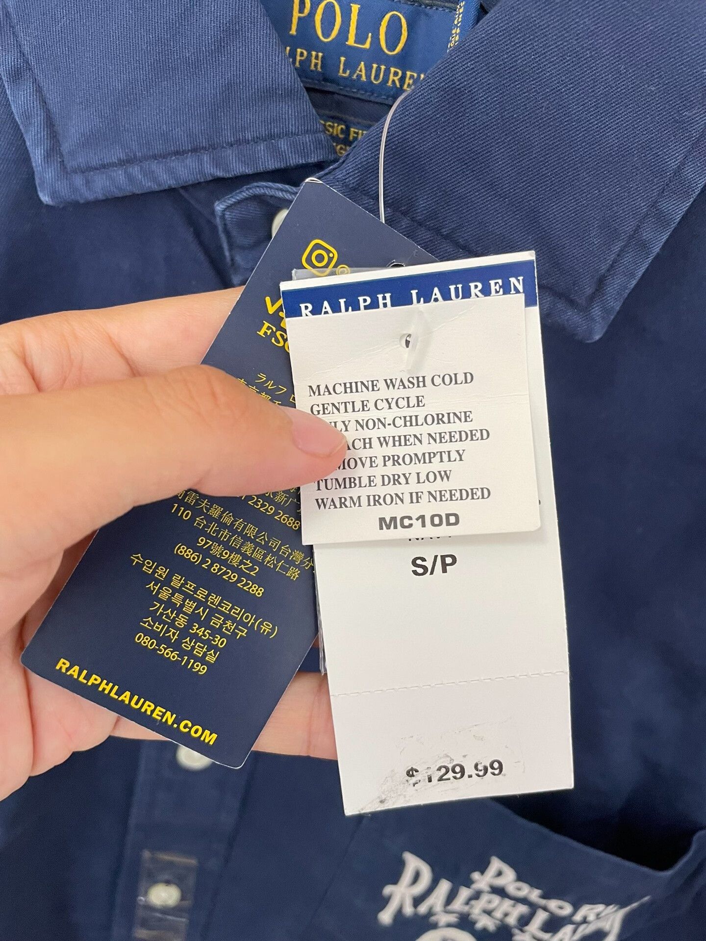 Polo Ralph Lauren Polo Ralph Lauren Vintage Long-Sleeve Shirt Size US S / EU 44-46 / 1 - 3 Thumbnail