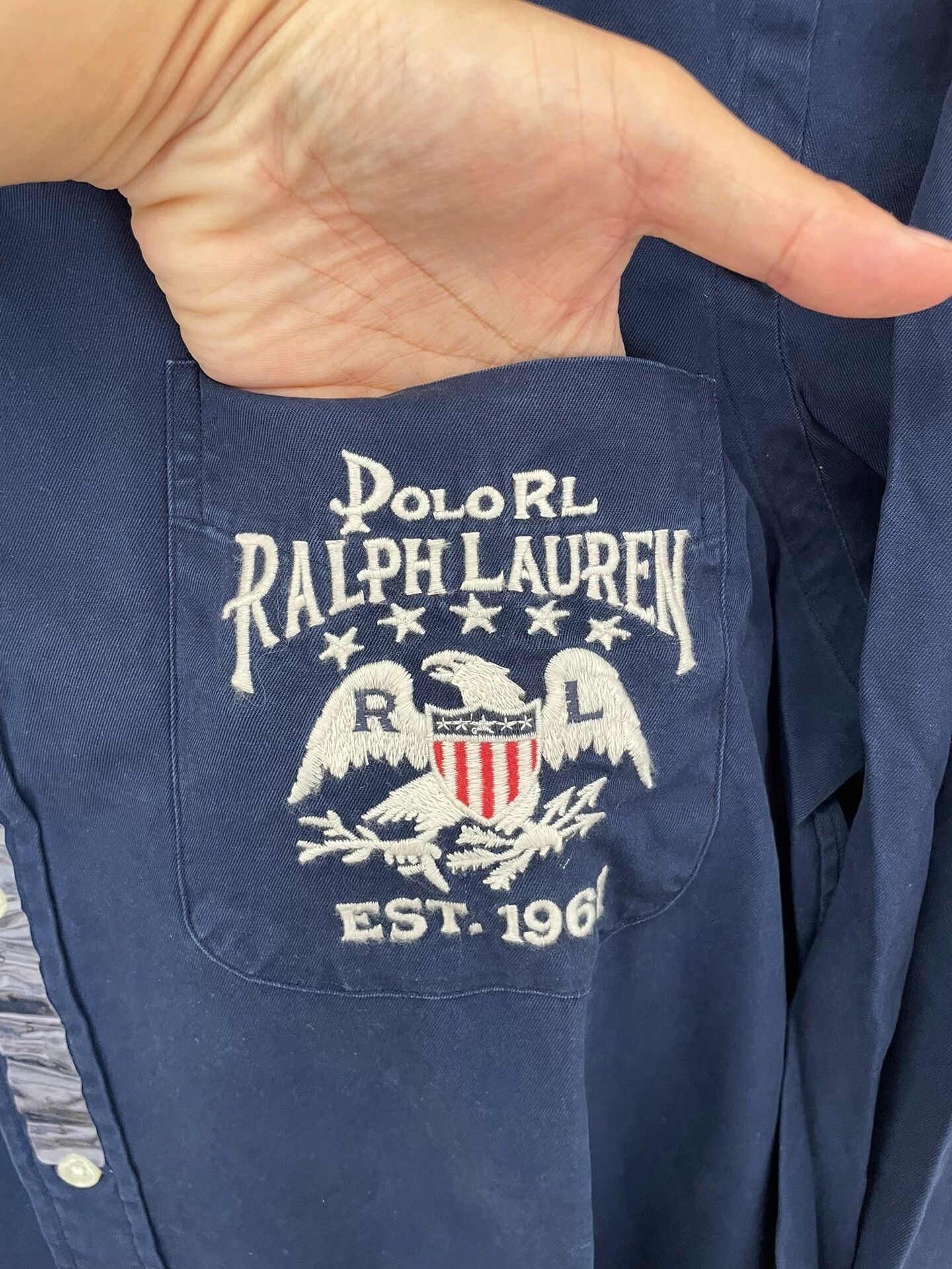 Polo Ralph Lauren Polo Ralph Lauren Vintage Long-Sleeve Shirt Size US S / EU 44-46 / 1 - 2 Thumbnail
