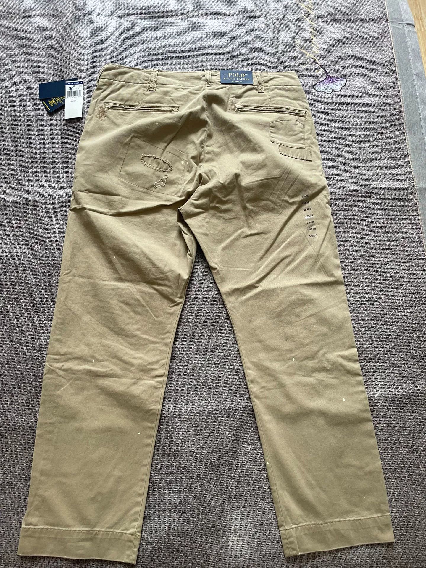 Polo Ralph Lauren Ralph Lauren Patchwork Distressed Pants Size US 35 - 5 Thumbnail
