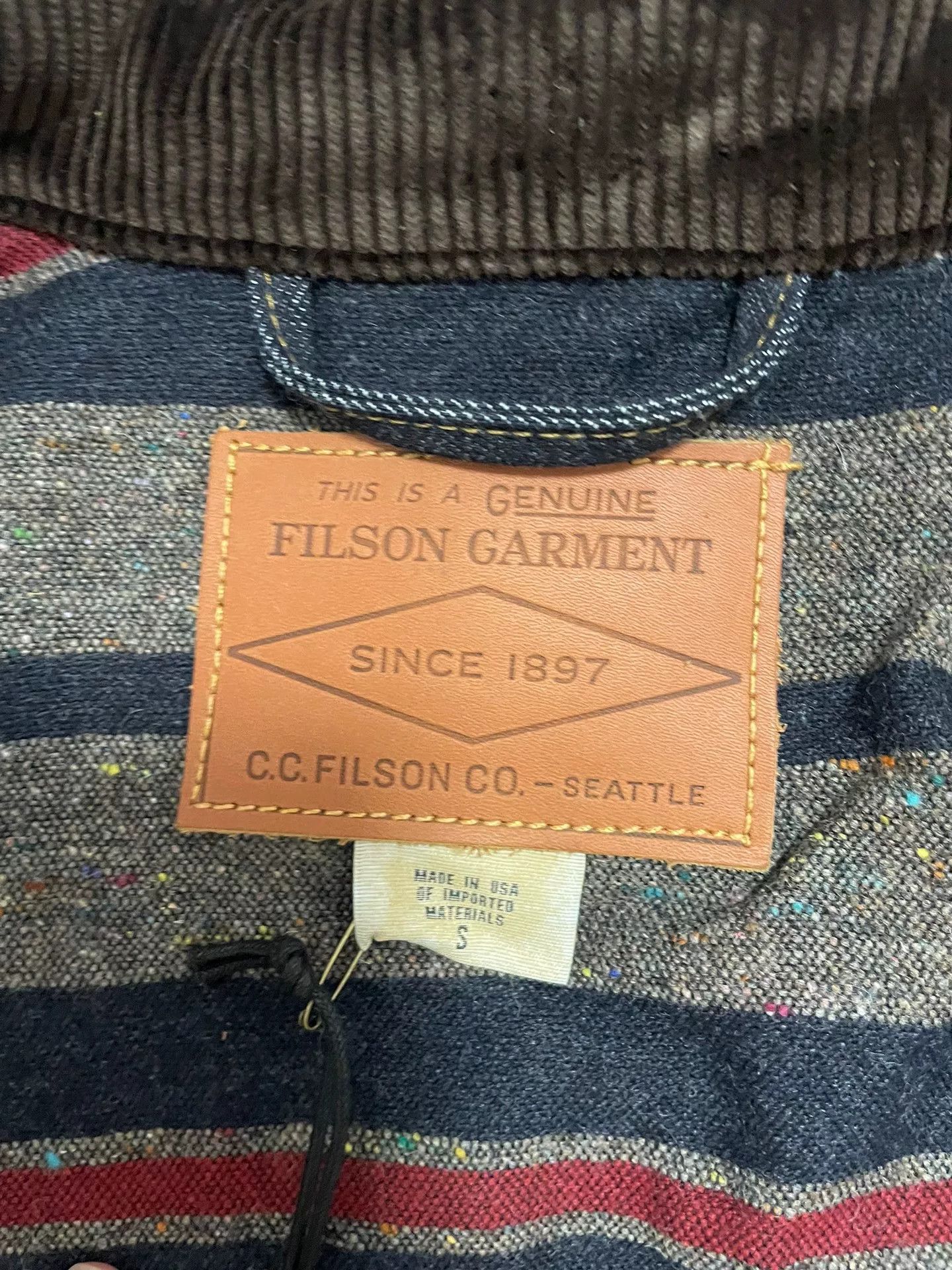 Filson Filson Men's Lined Denim Cruiser Size US XS / EU 42 / 0 - 8 Thumbnail