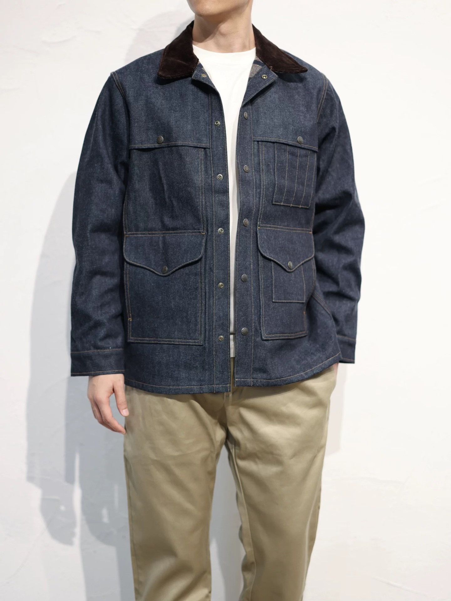 Filson Filson Men's Lined Denim Cruiser Size US XS / EU 42 / 0 - 3 Thumbnail