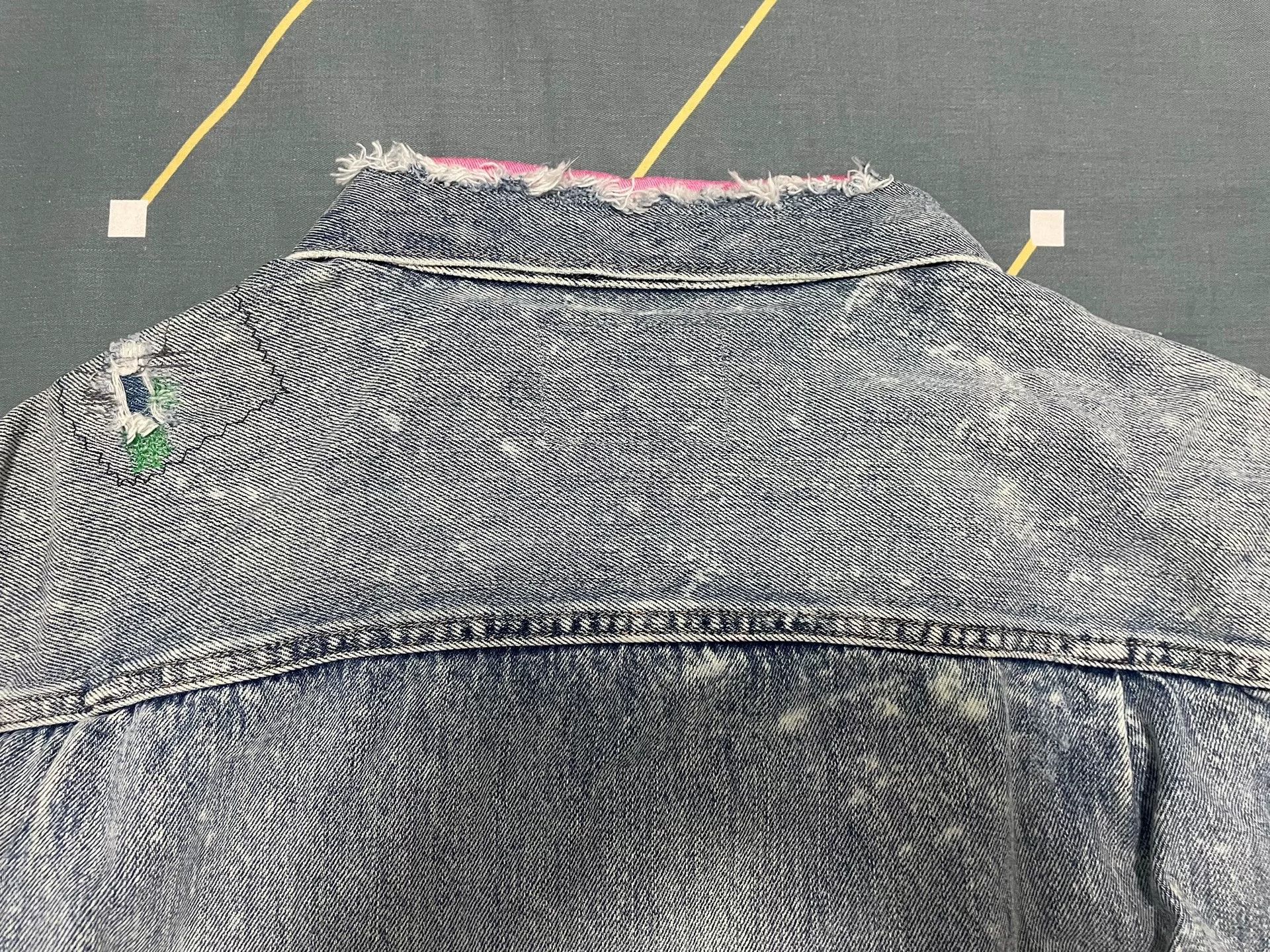 Polo Ralph Lauren Polo Ralph Lauren Distressed Denim Jacket Size US S / EU 44-46 / 1 - 7 Thumbnail