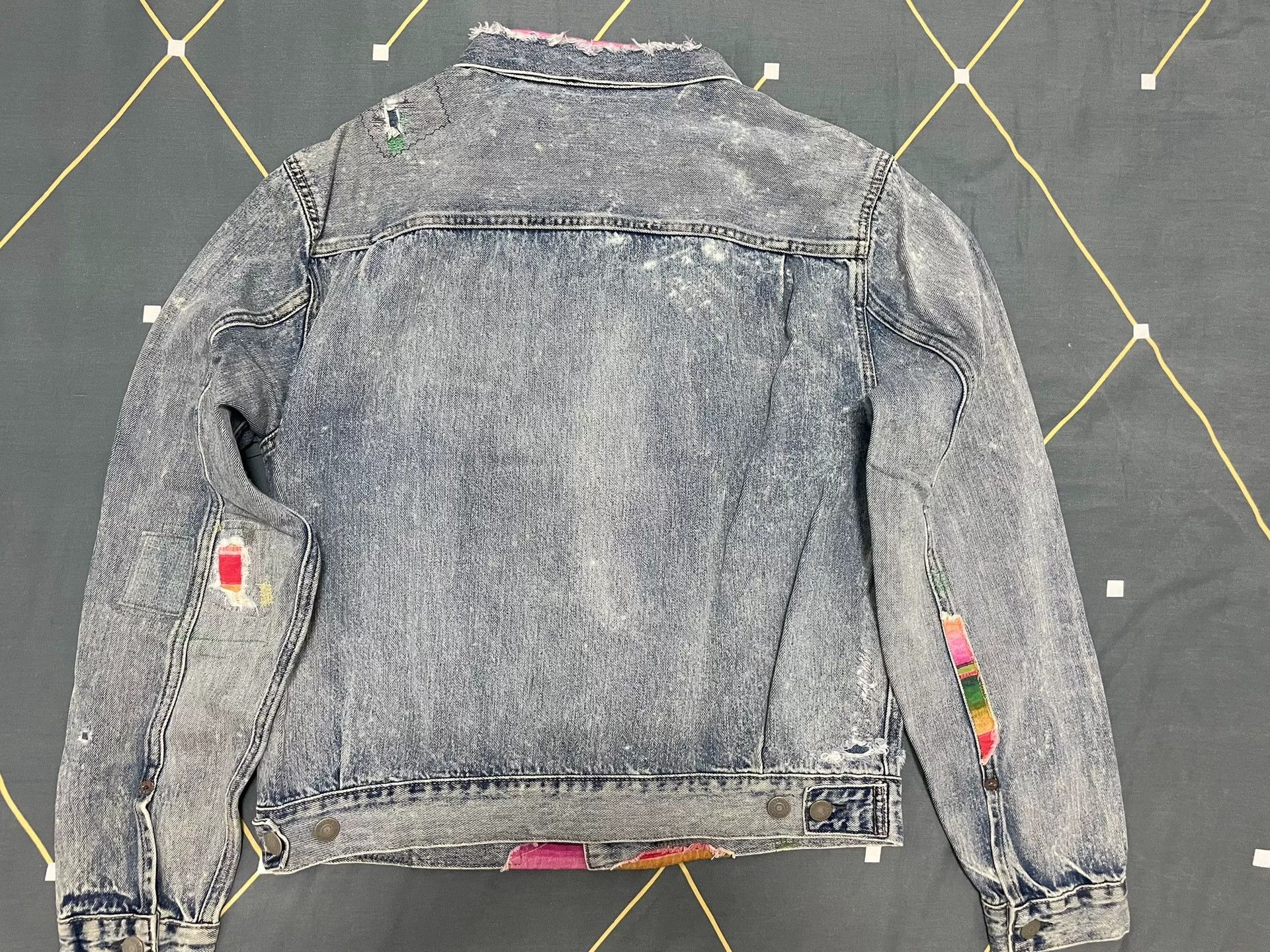 Polo Ralph Lauren Polo Ralph Lauren Distressed Denim Jacket Size US S / EU 44-46 / 1 - 6 Thumbnail