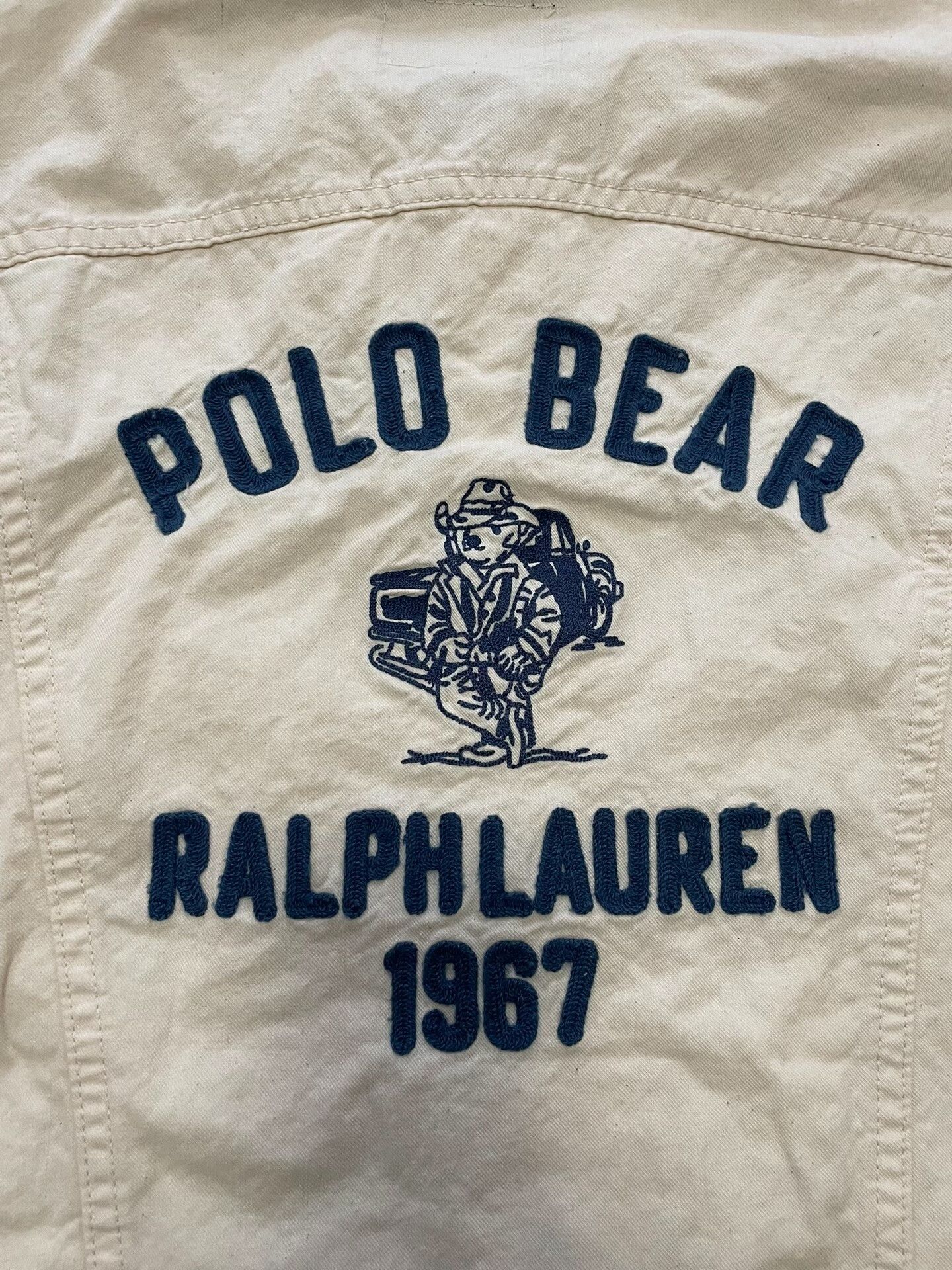 Polo Ralph Lauren Polo RL Bear Embroidery Denim Jacket Size US S / EU 44-46 / 1 - 8 Thumbnail