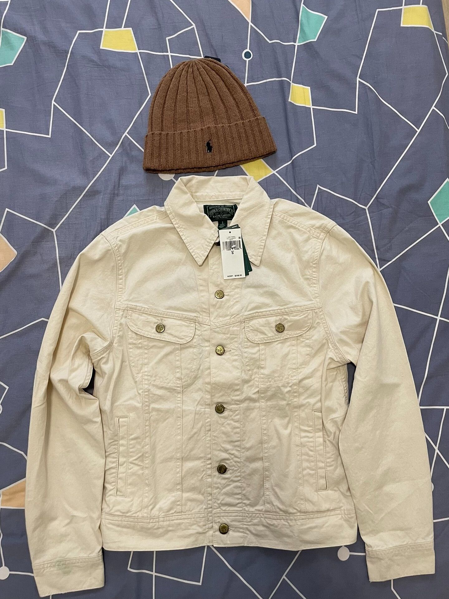 Polo Ralph Lauren Polo RL Bear Embroidery Denim Jacket Size US S / EU 44-46 / 1 - 2 Thumbnail