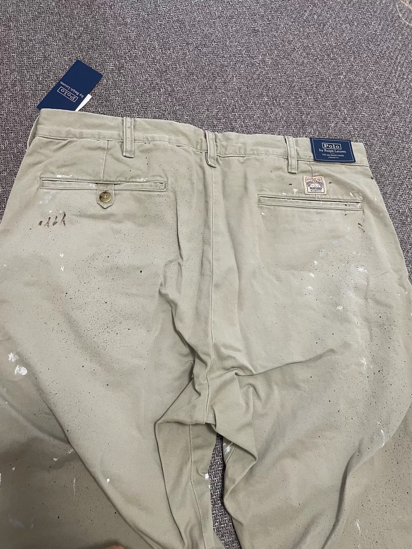 Polo Ralph Lauren Polo Ralph Lauren Patchwork Distressed Pants Size US 34 / EU 50 - 4 Thumbnail