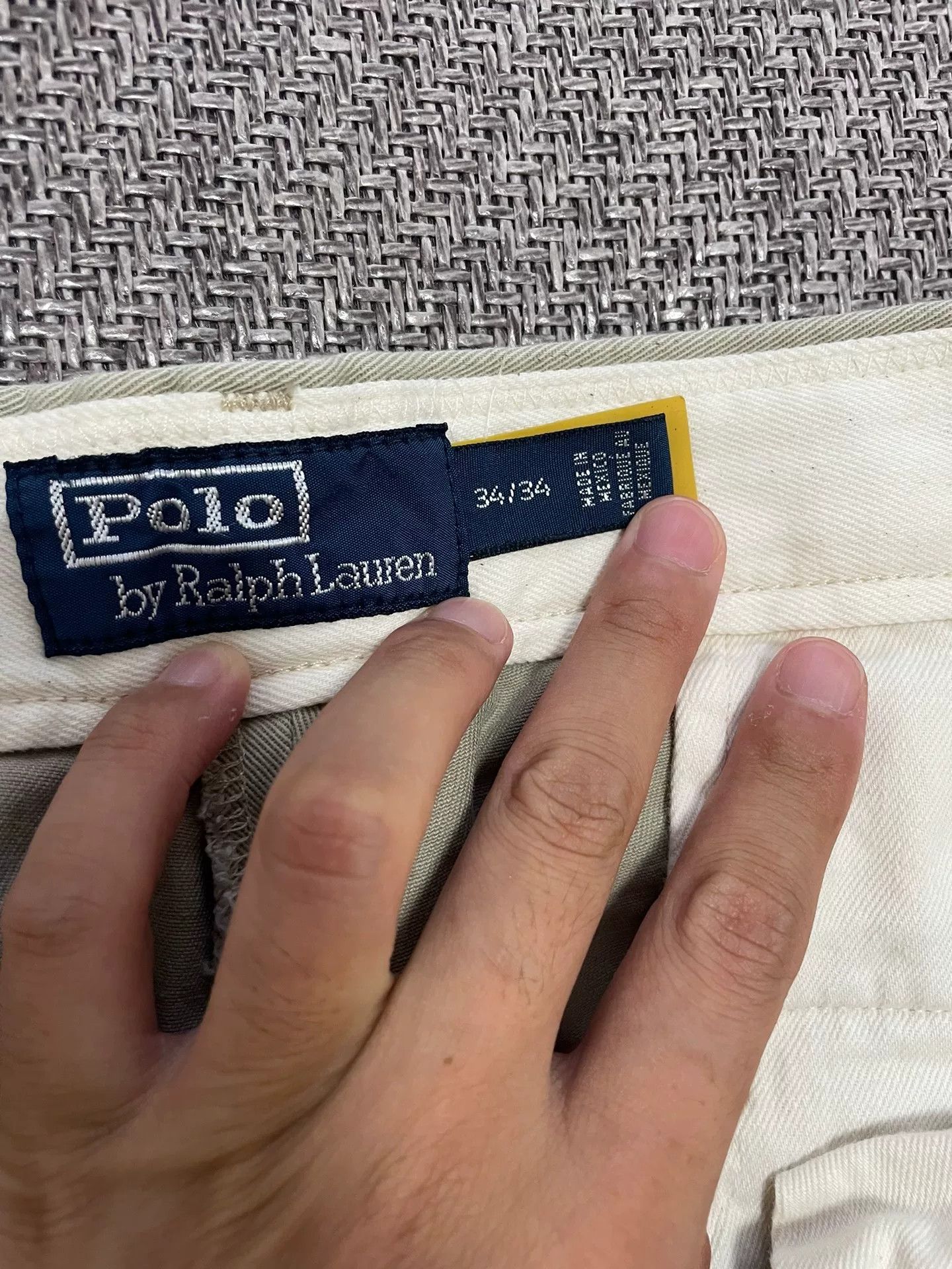 Polo Ralph Lauren Polo Ralph Lauren Patchwork Distressed Pants Size US 34 / EU 50 - 8 Thumbnail