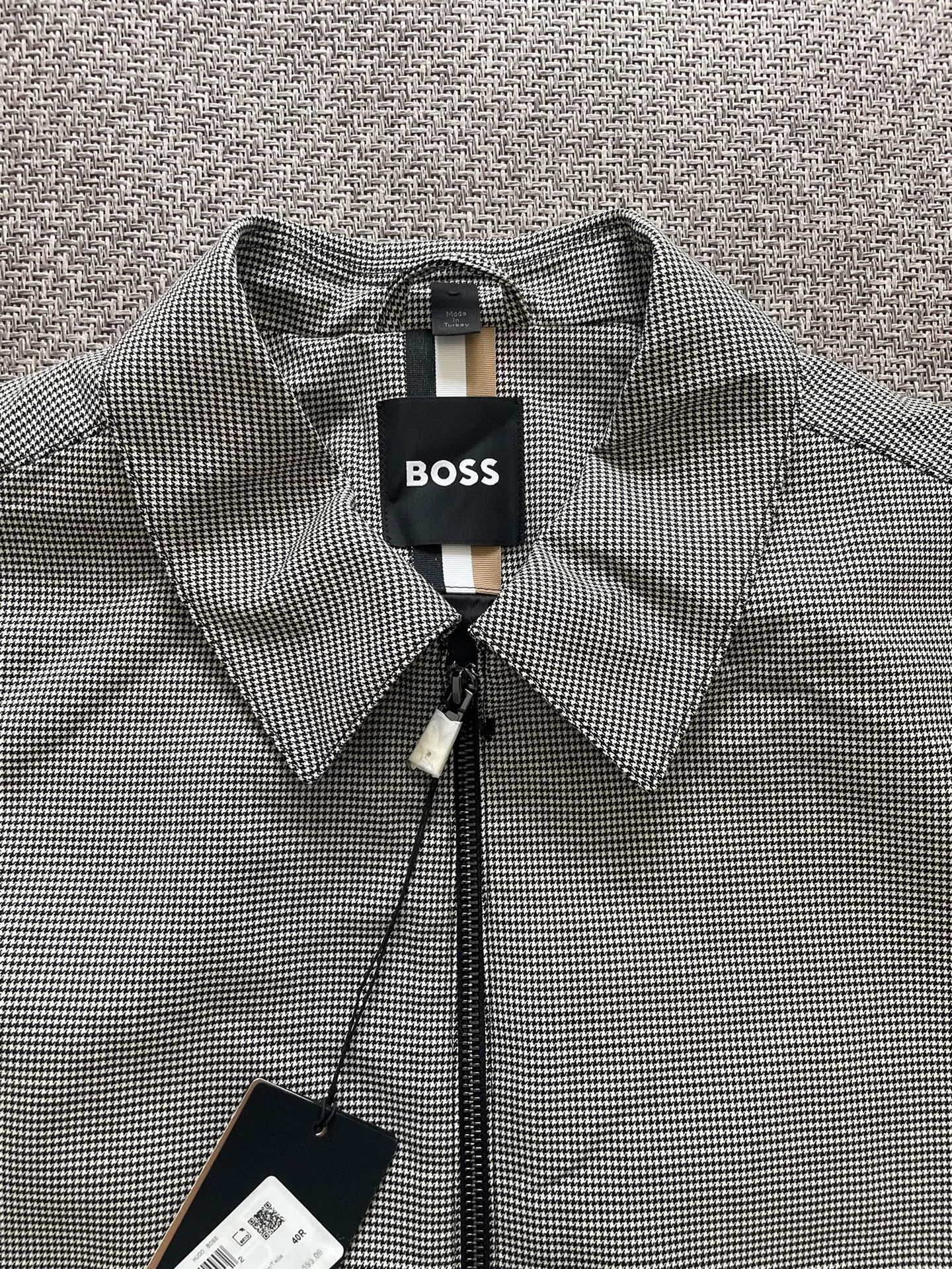 Hugo Boss HUGO BOSS FW24 Houndstooth Wool Jacket Size US M / EU 48-50 / 2 - 4 Thumbnail