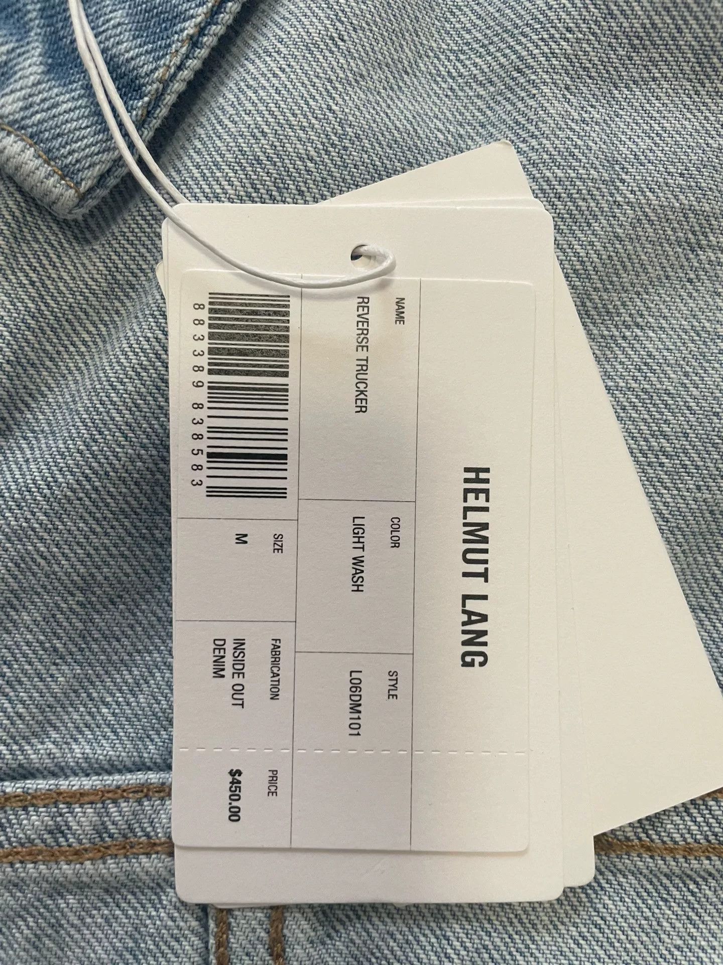 Helmut Lang Helmut Lang Inside Out Jean Jacket Size US M / EU 48-50 / 2 - 4 Thumbnail