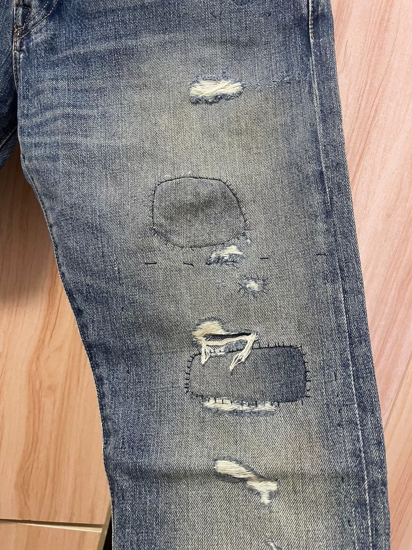 Polo Ralph Lauren Polo Ralph Lauren Patchwork Jeans Size US 31 - 3 Thumbnail