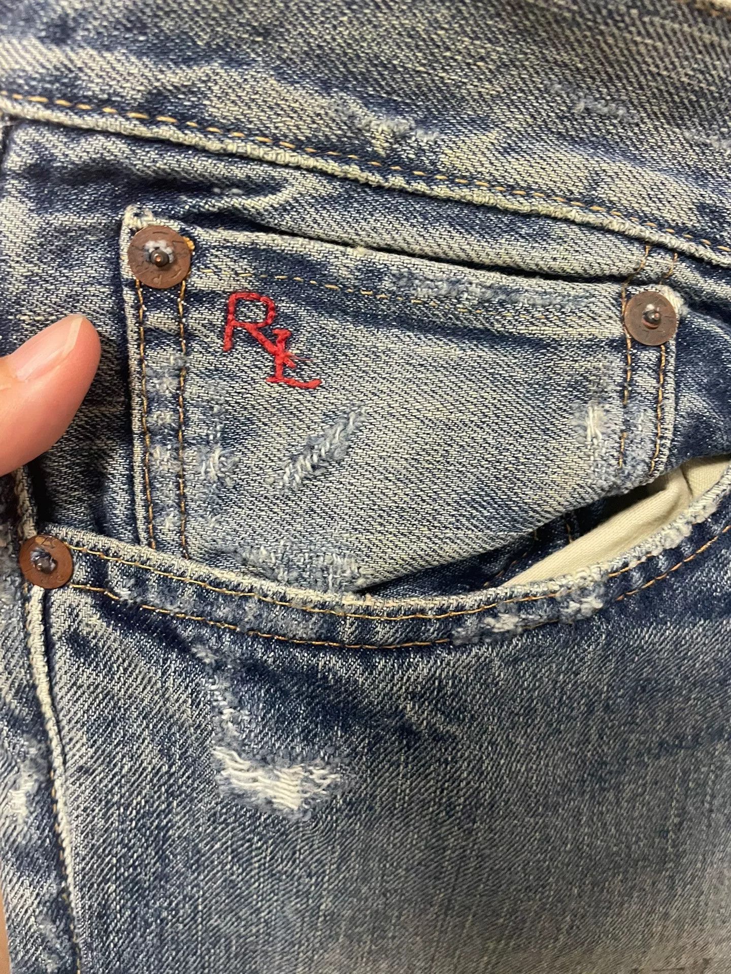 Polo Ralph Lauren Polo Ralph Lauren Patchwork Jeans Size US 31 - 4 Thumbnail