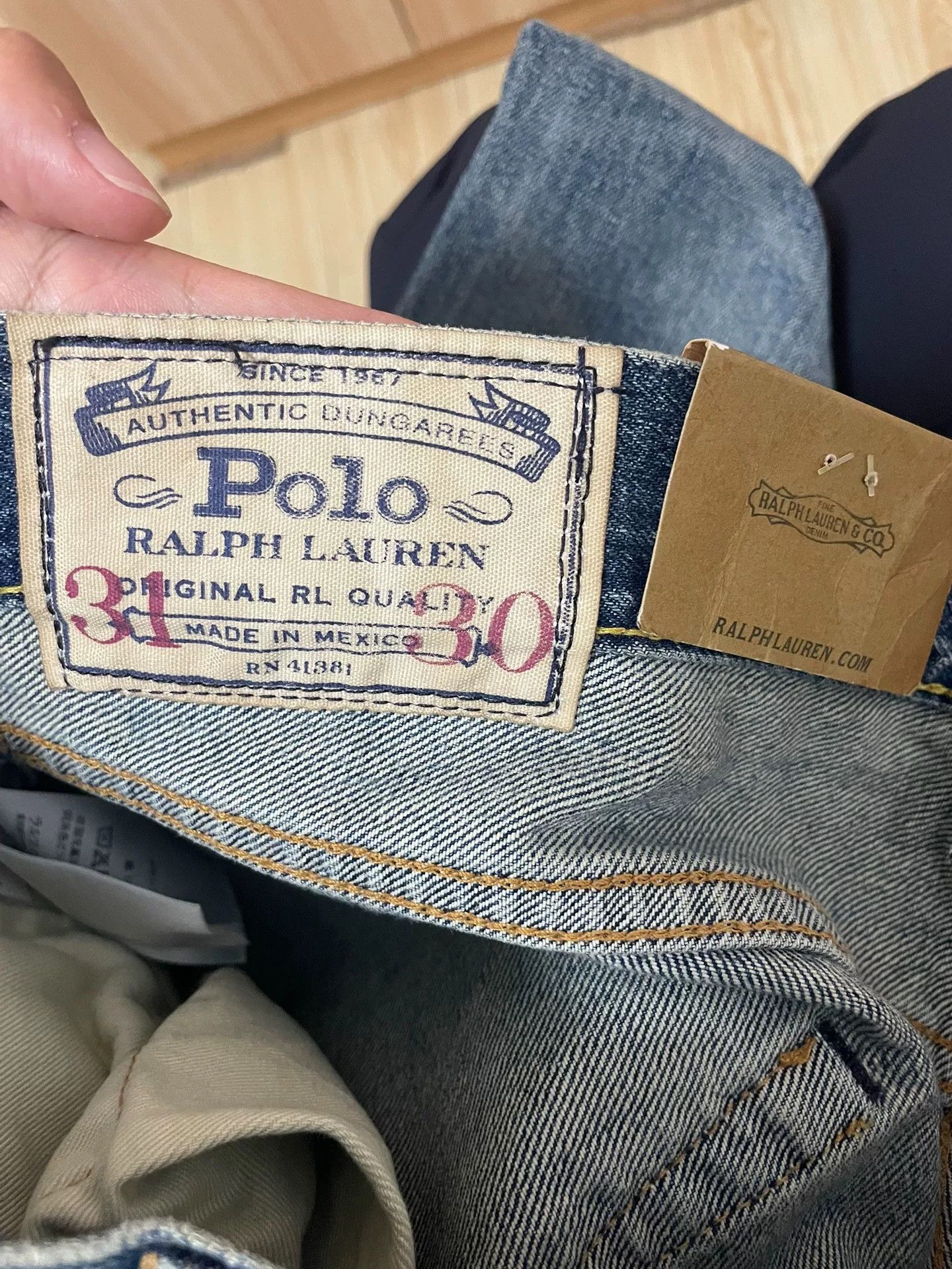 Polo Ralph Lauren Polo Ralph Lauren Patchwork Jeans Size US 31 - 8 Thumbnail