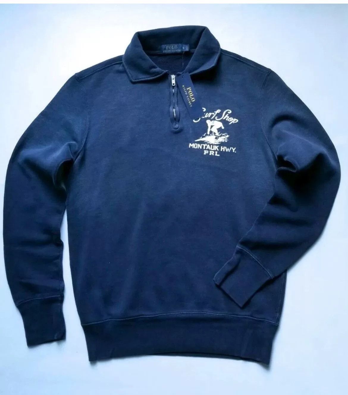 Polo Ralph Lauren Polo Ralph Lauren Vintage Distressed Sweatshirt Size US M / EU 48-50 / 2 - 2 Thumbnail