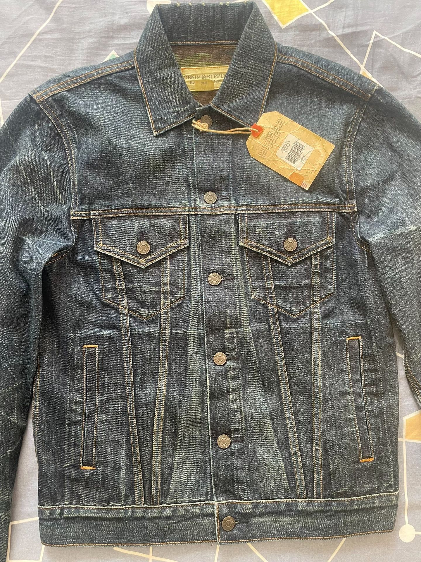 RRL Ralph Lauren Ralph Lauren Discontinued DS Distressed Denim Jacket Size US S / EU 44-46 / 1 - 3 Thumbnail