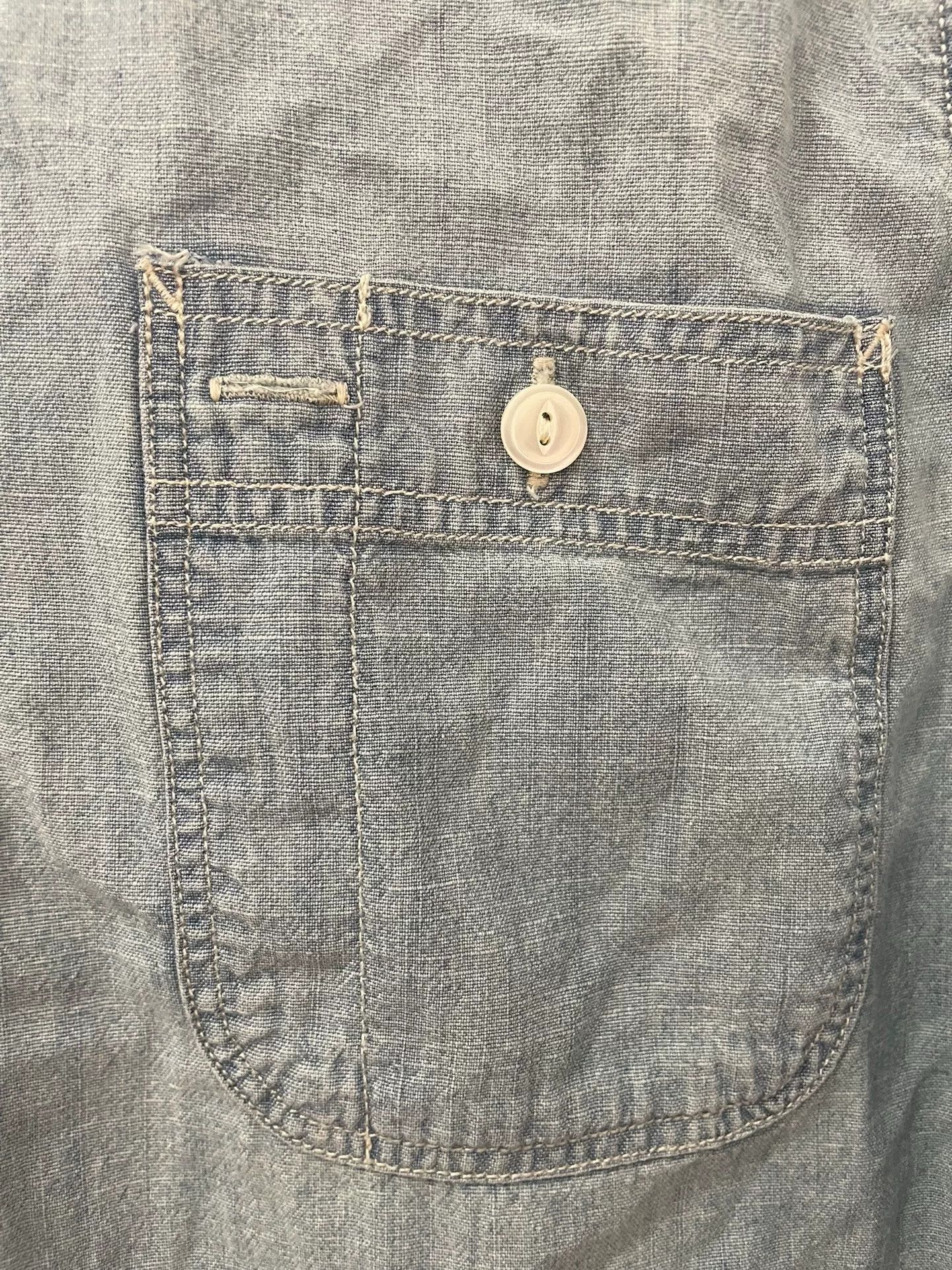 Polo Ralph Lauren Polo Ralph Lauren Denim Shirt Size US M / EU 48-50 / 2 - 2 Thumbnail