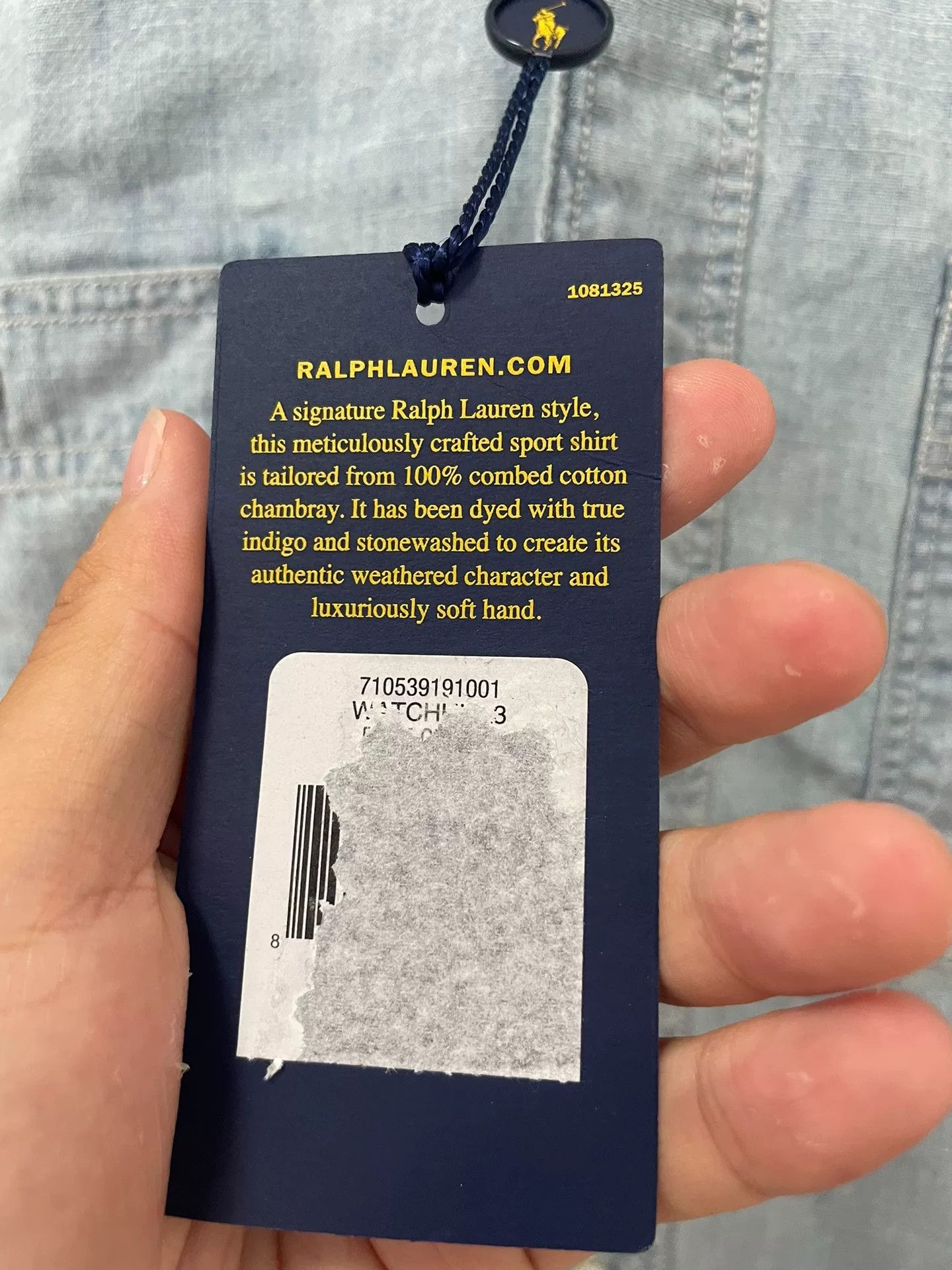 Polo Ralph Lauren Polo Ralph Lauren Denim Shirt Size US M / EU 48-50 / 2 - 6 Thumbnail
