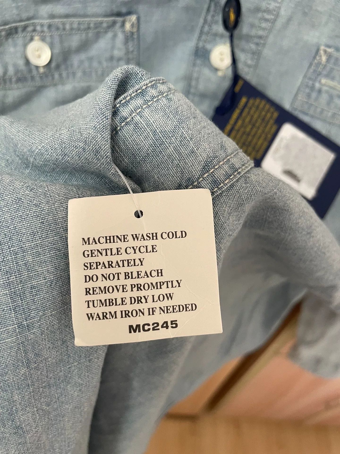 Polo Ralph Lauren Polo Ralph Lauren Denim Shirt Size US M / EU 48-50 / 2 - 8 Thumbnail