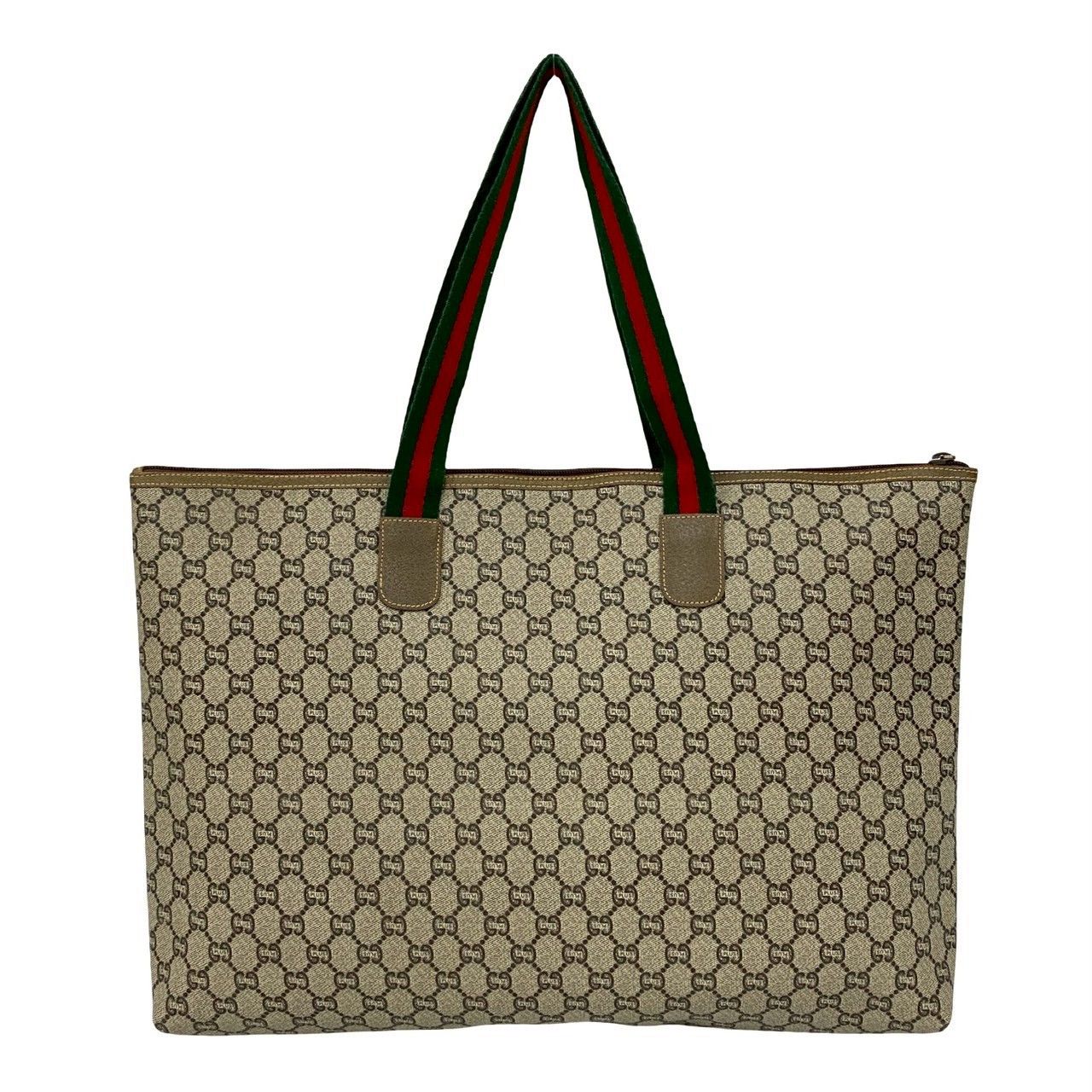Gucci Gucci Gucci Old Gucci Plus PVC Leather Tote Bag Leather Tote Bag DUTY FREE for USA Size ONE SIZE - 4 Thumbnail