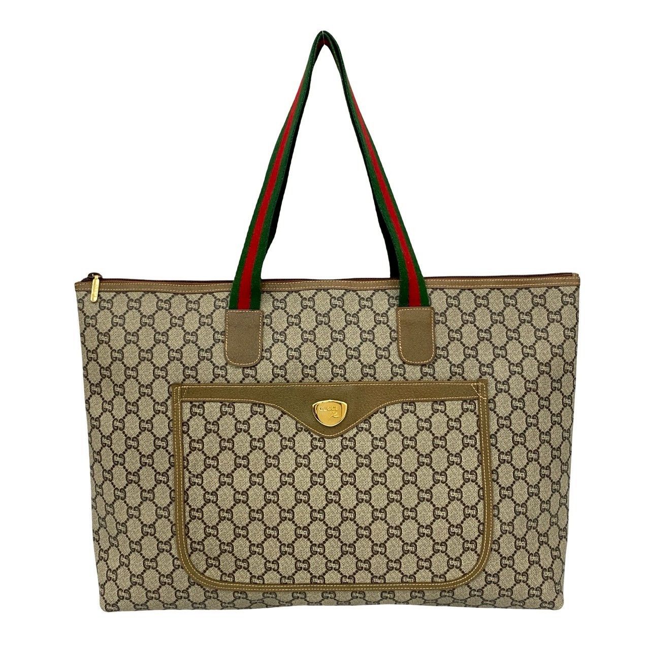 Gucci Gucci Gucci Old Gucci Plus PVC Leather Tote Bag Leather Tote Bag DUTY FREE for USA Size ONE SIZE - 2 Thumbnail