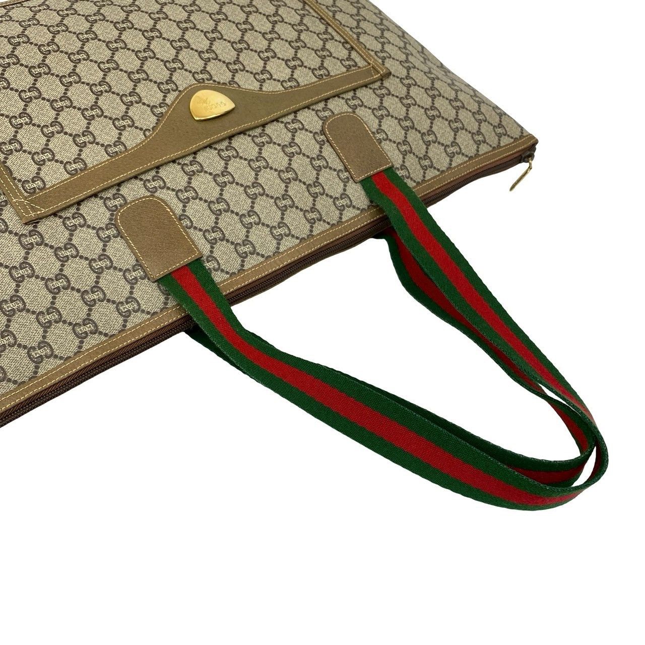 Gucci Gucci Gucci Old Gucci Plus PVC Leather Tote Bag Leather Tote Bag DUTY FREE for USA Size ONE SIZE - 5 Thumbnail