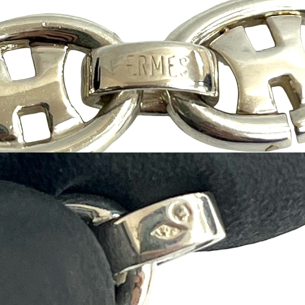Hermes Hermes Hermès H Logo Silver 925 Bracelet Precious Metal Bracelet DUTY FREE for USA Size ONE SIZE - 4 Thumbnail