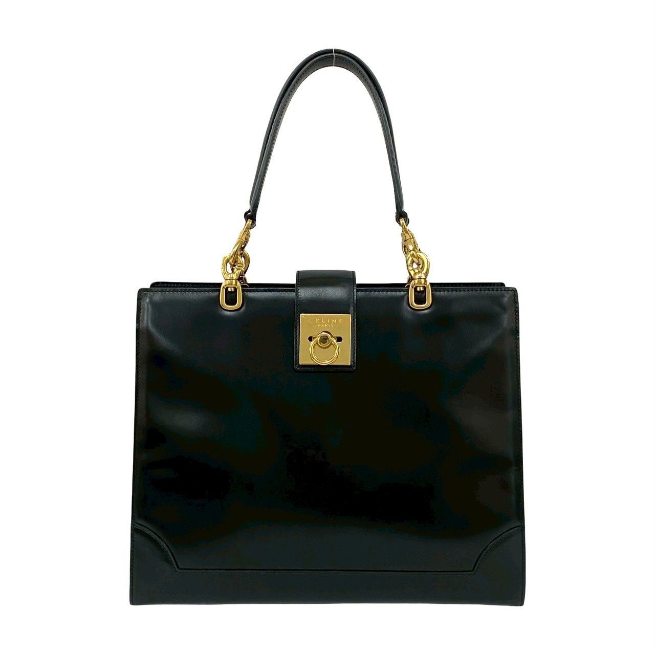 Celine Celine Celine Logo Calf Leather Handbag Leather Tote Bag DUTY FREE for USA Size ONE SIZE - 2 Thumbnail