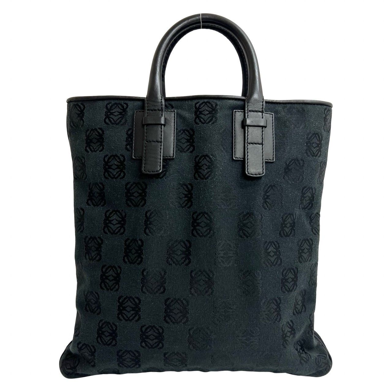 Loewe Loewe Loewe Anagram Logo Canvas Leather Handbag Leather Tote Bag DUTY FREE for USA Size ONE SIZE - 4 Thumbnail