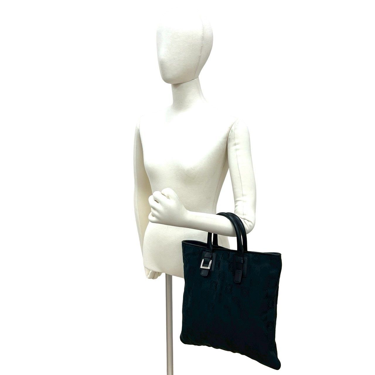 Loewe Loewe Loewe Anagram Logo Canvas Leather Handbag Leather Tote Bag DUTY FREE for USA Size ONE SIZE - 3 Thumbnail