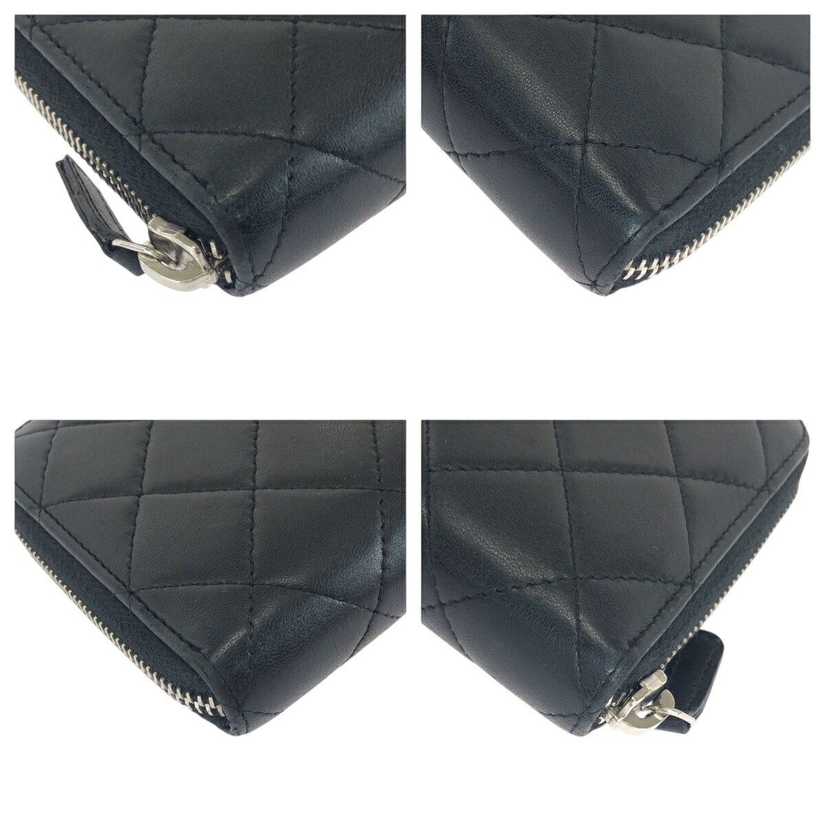 Chanel Chanel Chanel Matelasse Lambskin Long Wallet Leather Long Wallet DUTY FREE for USA Size ONE SIZE - 3 Thumbnail