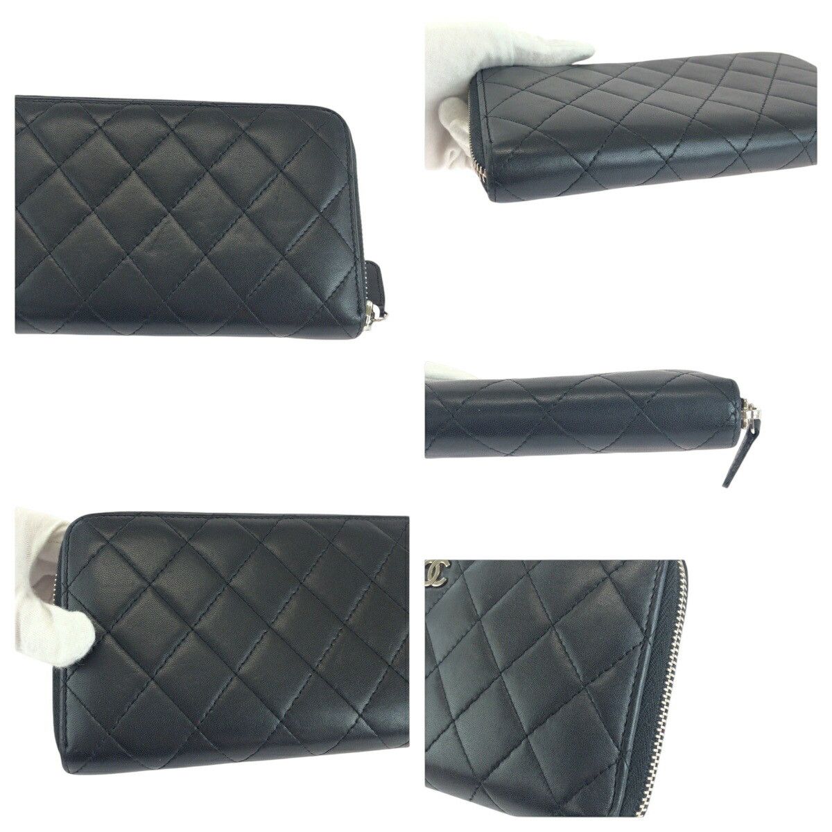 Chanel Chanel Chanel Matelasse Lambskin Long Wallet Leather Long Wallet DUTY FREE for USA Size ONE SIZE - 7 Thumbnail