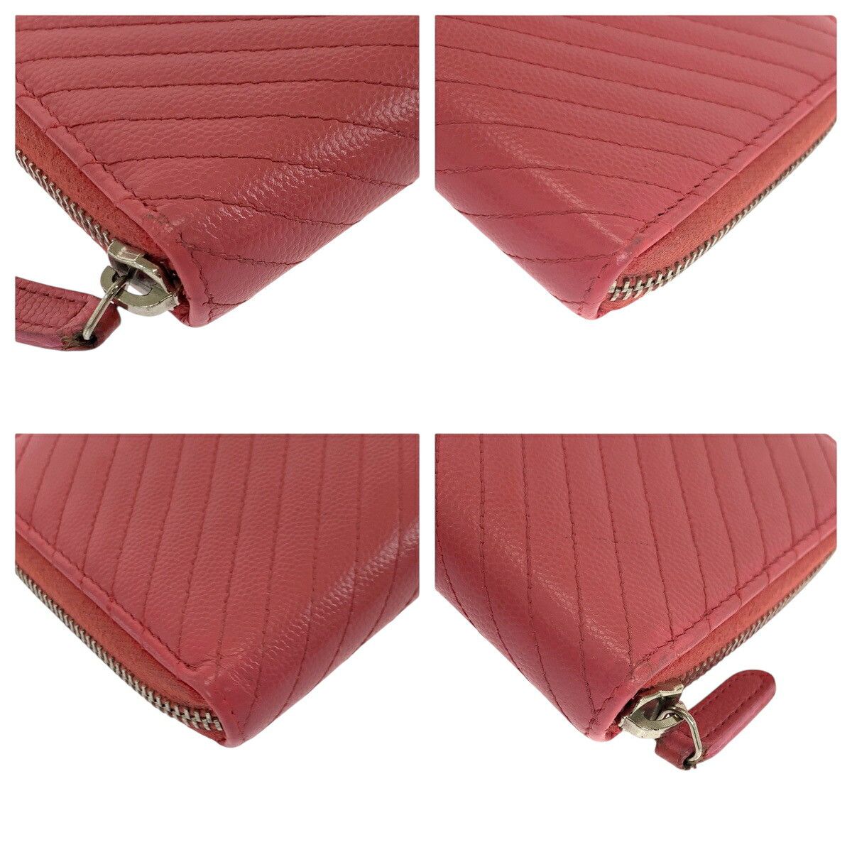 Chanel Chanel Chanel Coco Mark Caviar Skin Long Wallet Leather Long Wallet DUTY FREE for USA Size ONE SIZE - 3 Thumbnail