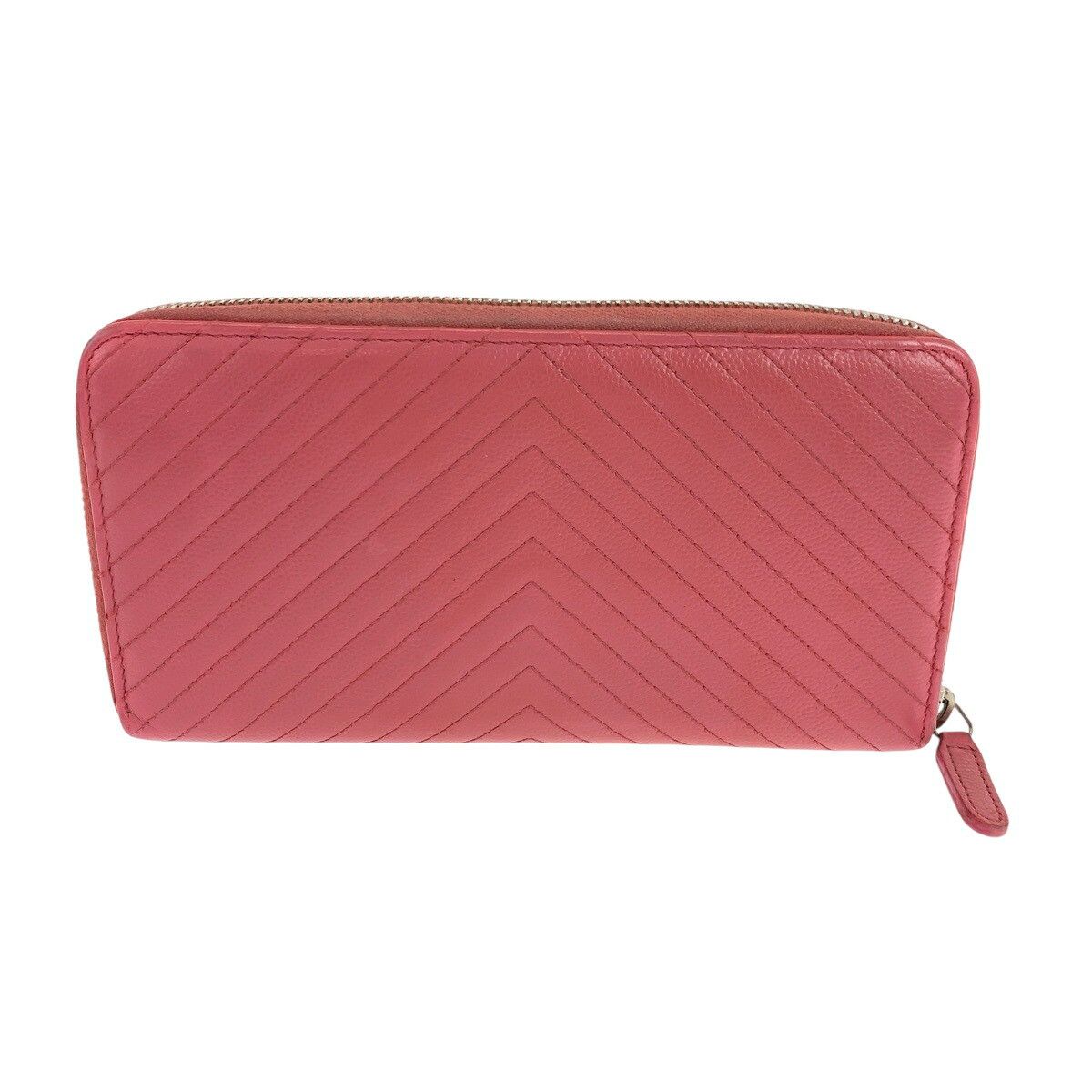 Chanel Chanel Chanel Coco Mark Caviar Skin Long Wallet Leather Long Wallet DUTY FREE for USA Size ONE SIZE - 2 Thumbnail