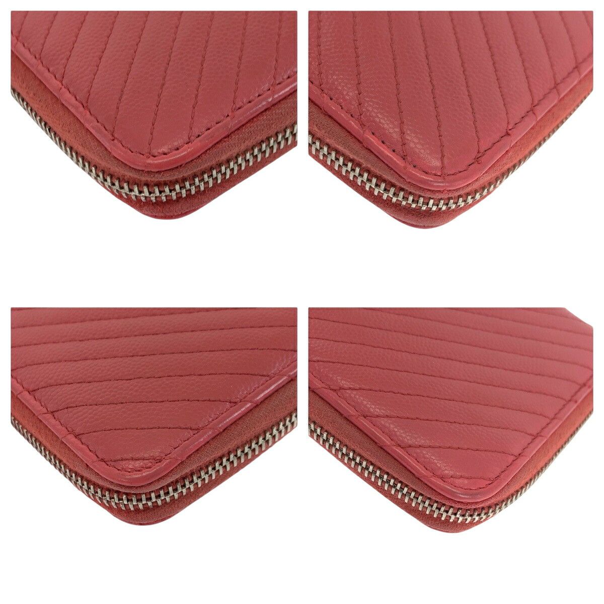 Chanel Chanel Chanel Coco Mark Caviar Skin Long Wallet Leather Long Wallet DUTY FREE for USA Size ONE SIZE - 4 Thumbnail