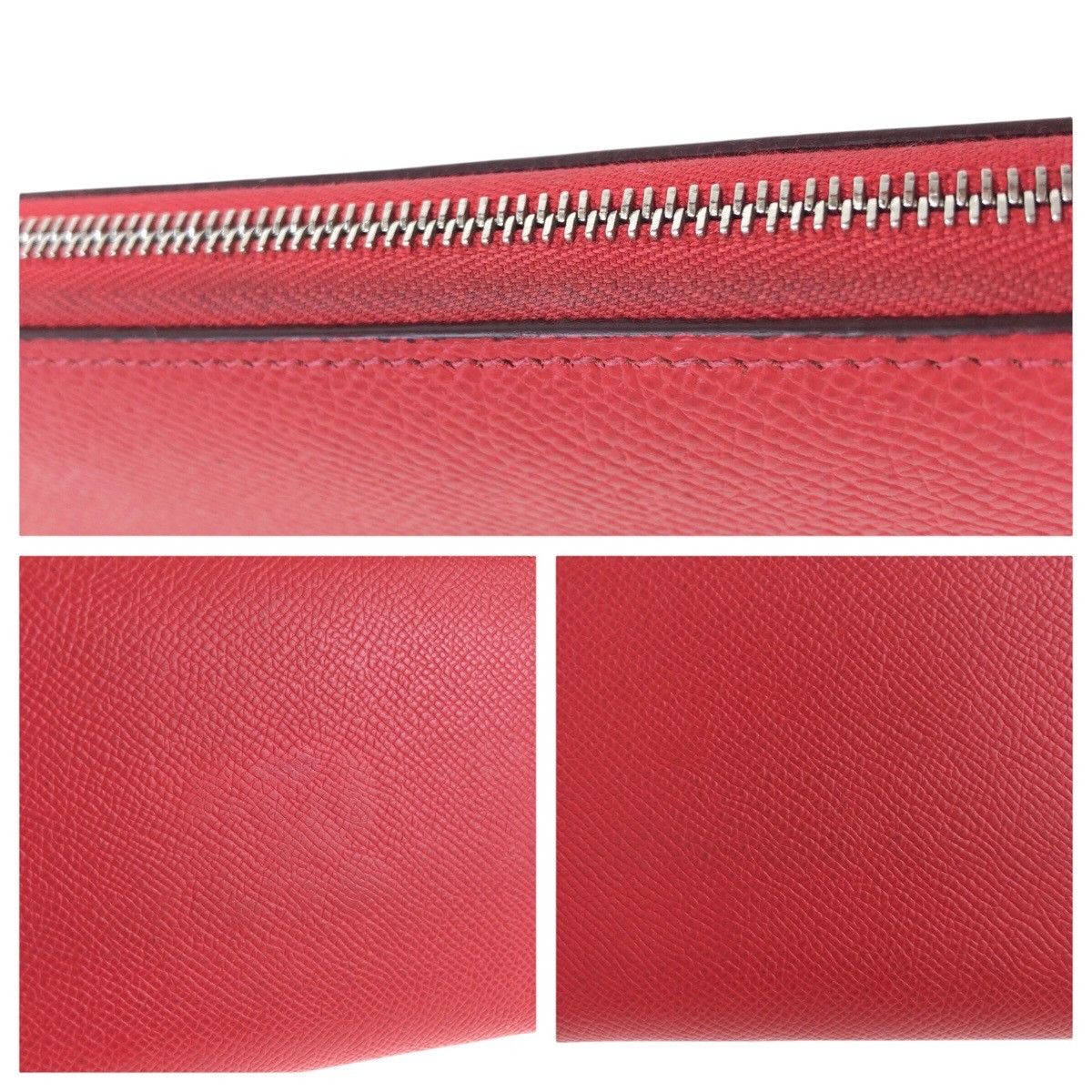 Hermes Hermes Hermès Azap Silk'in Veau Epsom Long Wallet Leather Long Wallet A DUTY FREE for USA Size ONE SIZE - 4 Thumbnail