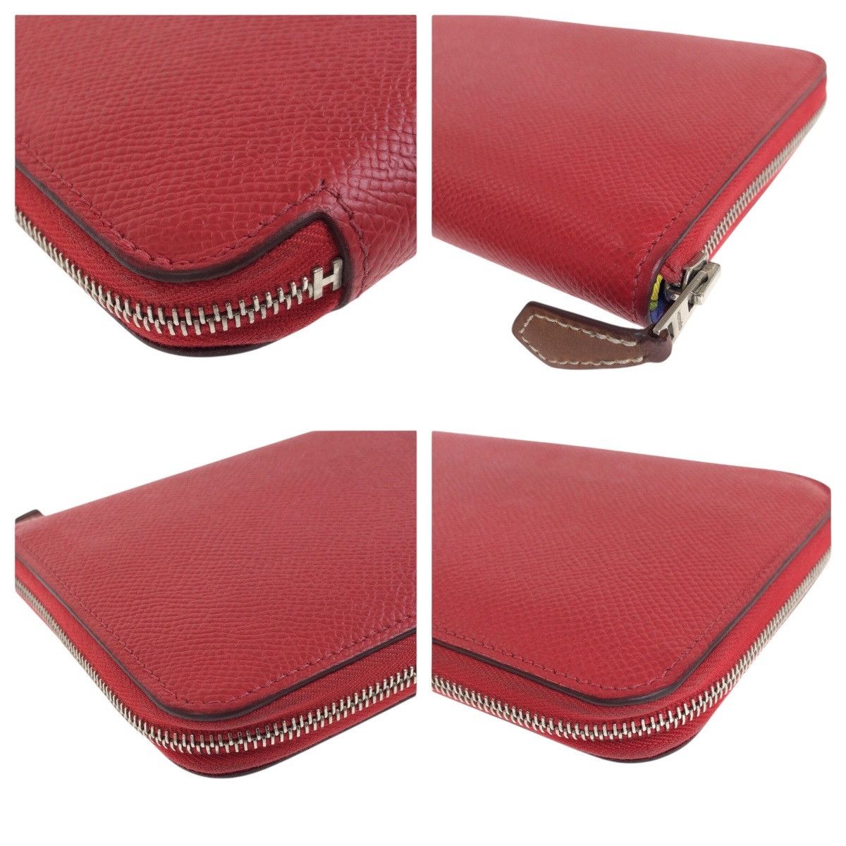 Hermes Hermes Hermès Azap Silk'in Veau Epsom Long Wallet Leather Long Wallet A DUTY FREE for USA Size ONE SIZE - 3 Thumbnail