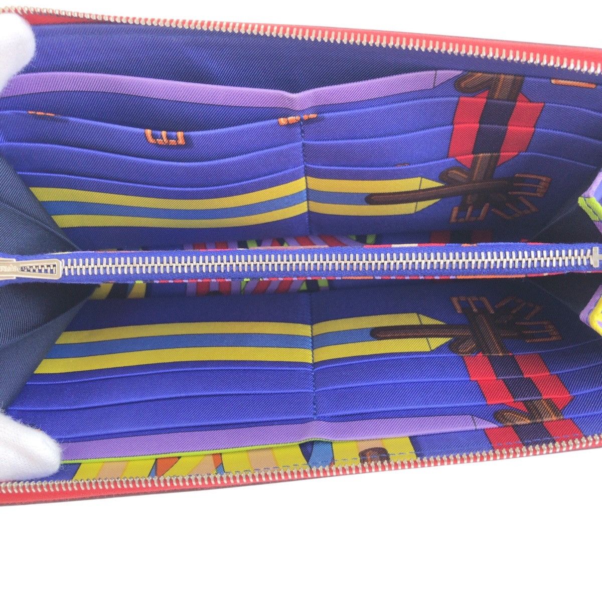 Hermes Hermes Hermès Azap Silk'in Veau Epsom Long Wallet Leather Long Wallet A DUTY FREE for USA Size ONE SIZE - 6 Thumbnail