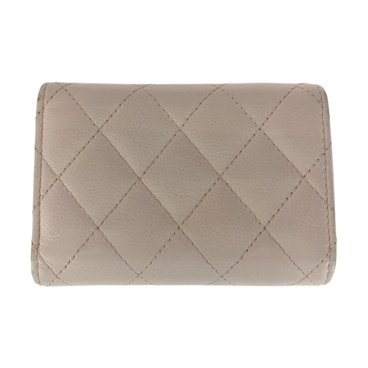 Chanel Chanel Chanel Matelasse Leather Compact Wallet Leather Short Wallet DUTY FREE for USA Size ONE SIZE - 2 Thumbnail